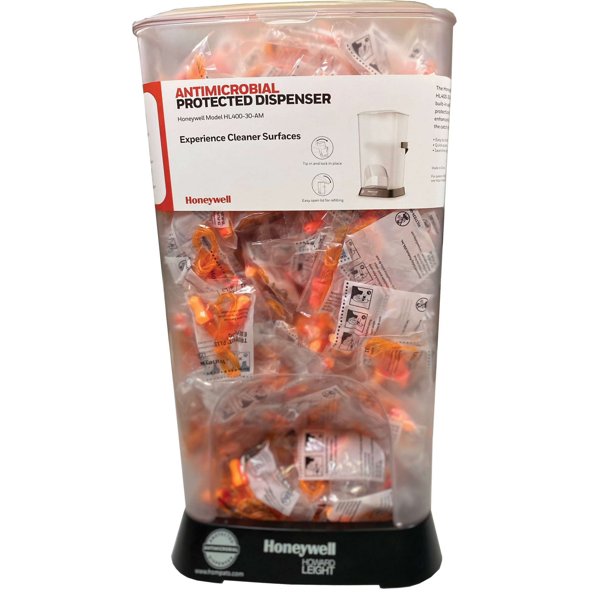 Distributeur de bouchons d’oreille filaires HL400 AM avec boîte de bouchons d’oreille TFP-30