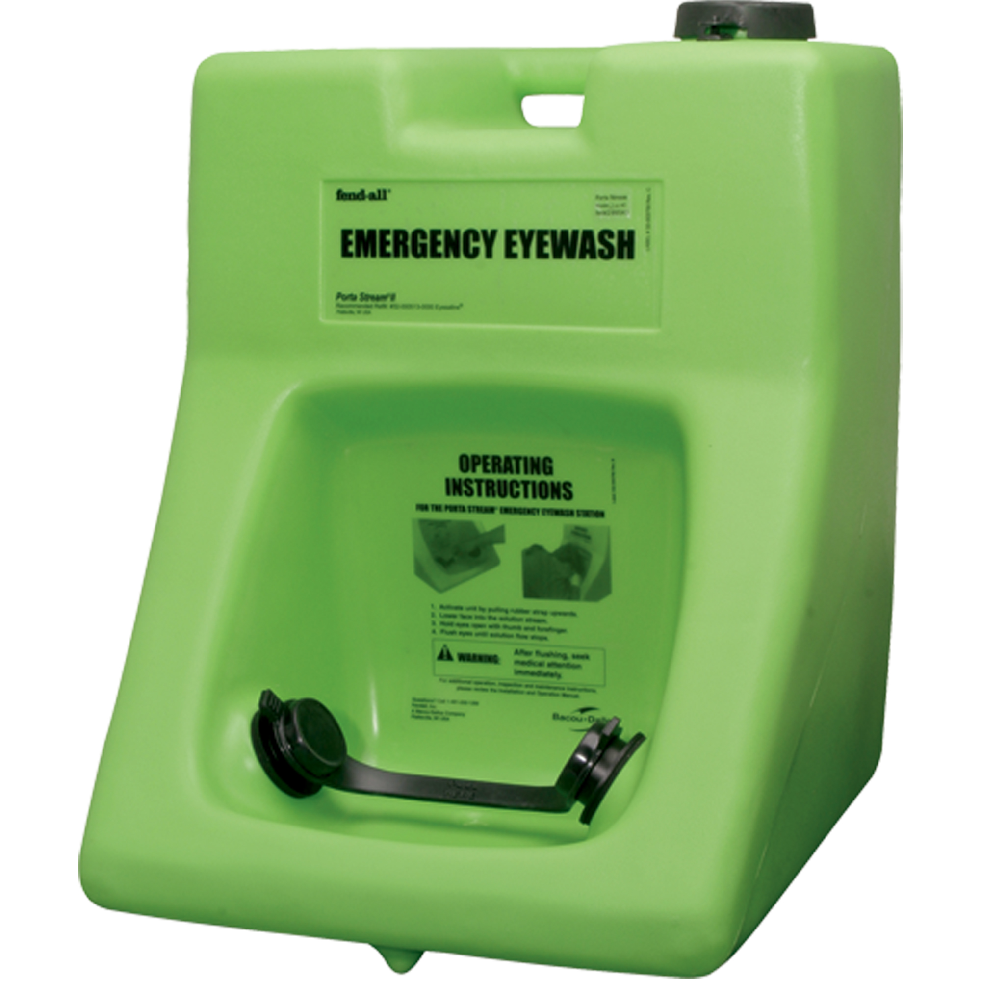 Douche oculaire Fendall Porta StreamMD II, Pressurisé, Capacité 16 gal., Conformité ANSI Z358.1