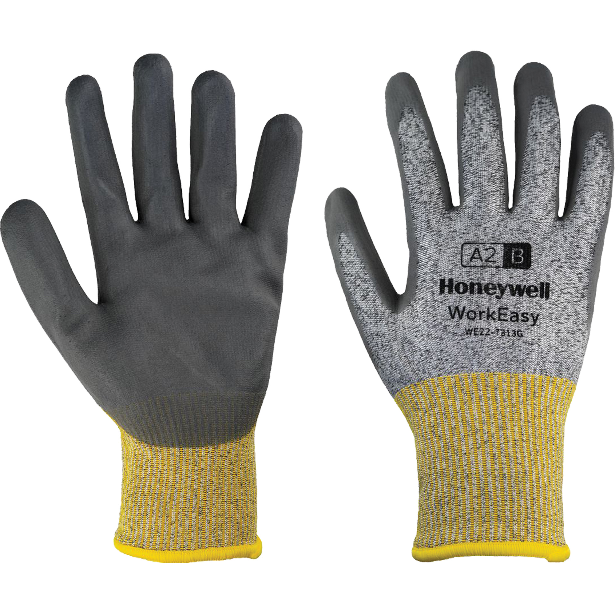 Gants de protection contre les coupures WorkEasy, Taille 2T-Grand/11, Calibre 13, Revêtement Mousse de nitrile, Enveloppe en PEHP/Fibre de verre, ASTM ANSI niveau A2/EN 388 niveau B
