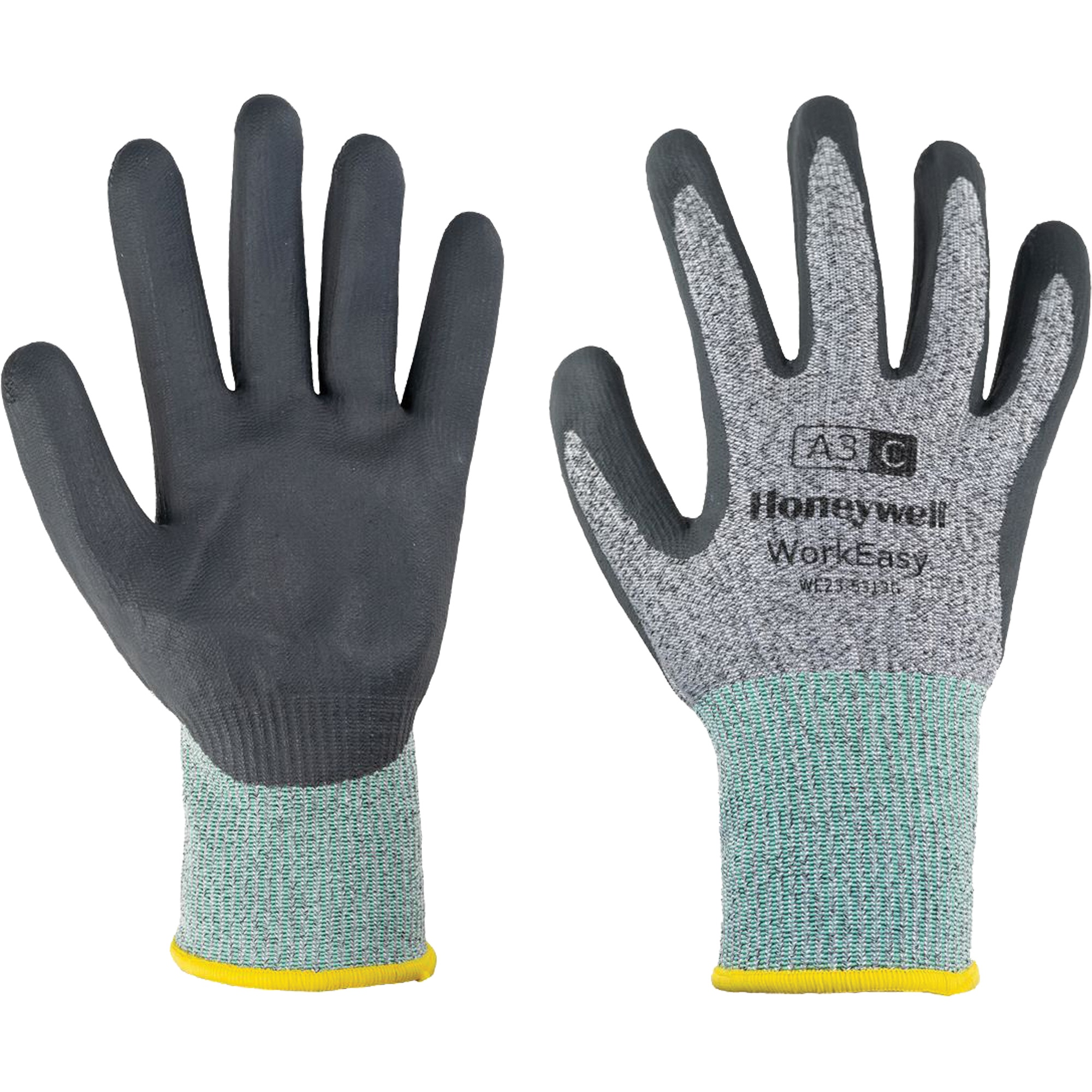 Gants de protection contre les coupures WorkEasy, Taille 2T-Grand/11, Calibre 13, Revêtement Mousse de nitrile, Enveloppe en PEHP/Fibre de verre, ASTM ANSI niveau A3/EN 388 niveau C