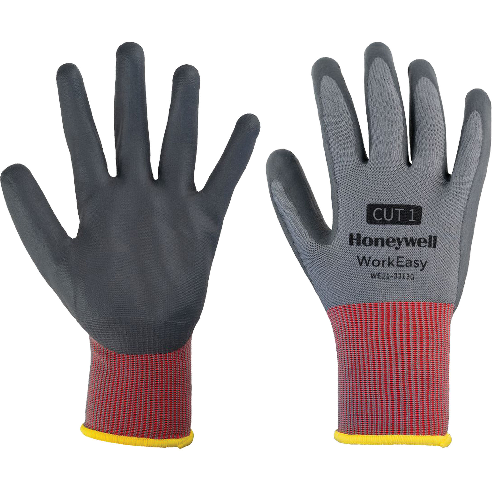 Gants de protection contre les coupures WorkEasy, Taille 2T-Grand/11, Calibre 13, Revêtement Mousse de nitrile, Enveloppe en Polyester, EN 388 niveau 1