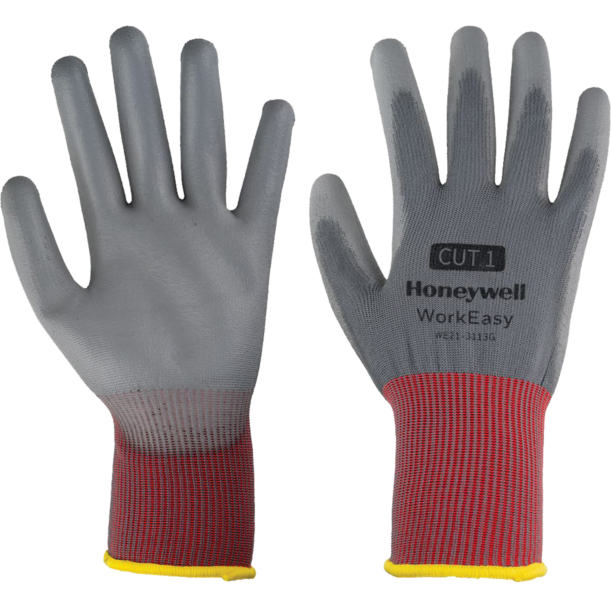 Gants de protection contre les coupures WorkEasy, Taille Grand/9, Calibre 13, Revêtement Polyuréthane, Enveloppe en Polyester, EN 388 niveau 1