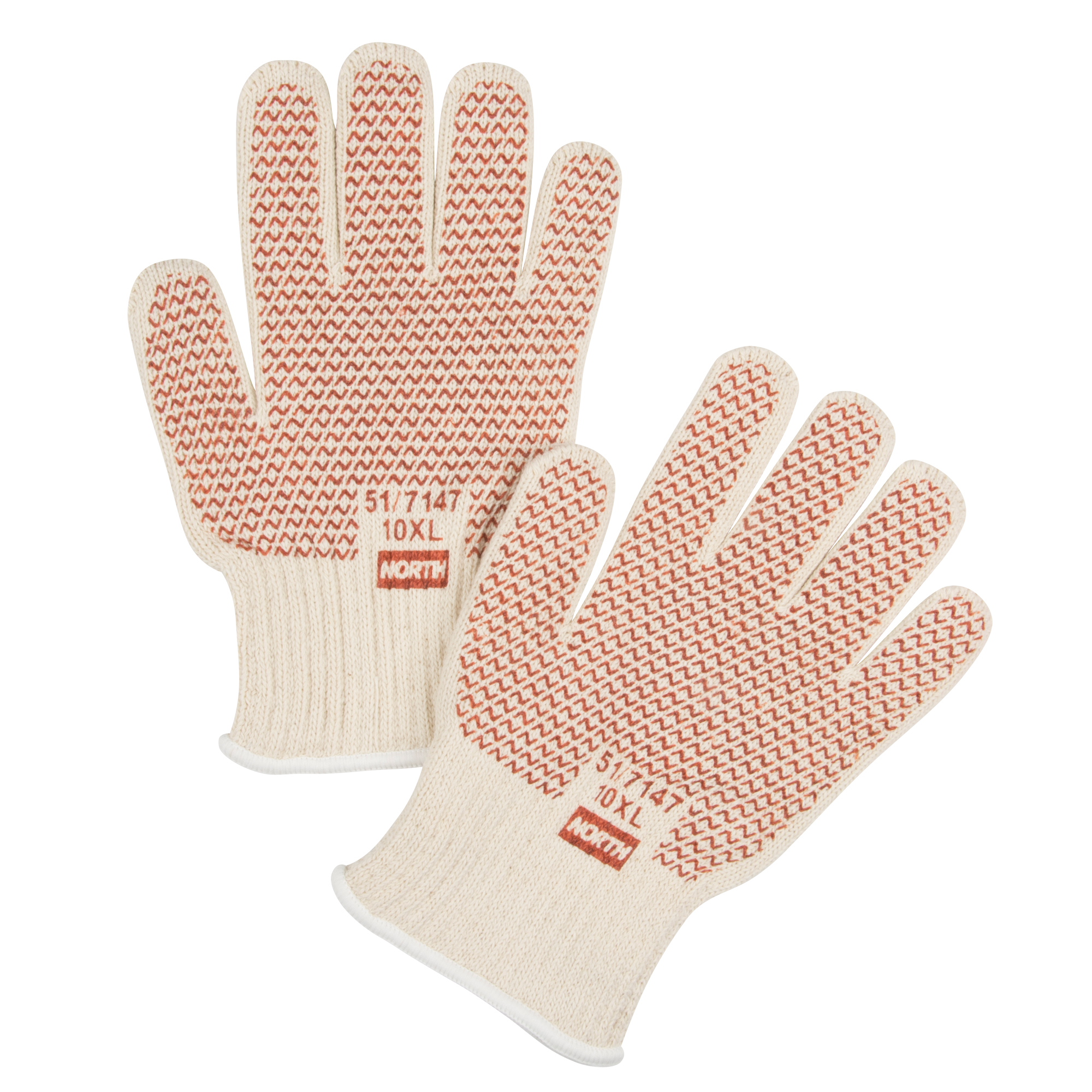 Gants Hot Mill Grip-NMD, Nitrile, 10/T-Grand, Protège jusqu'à 400° F (204° C)