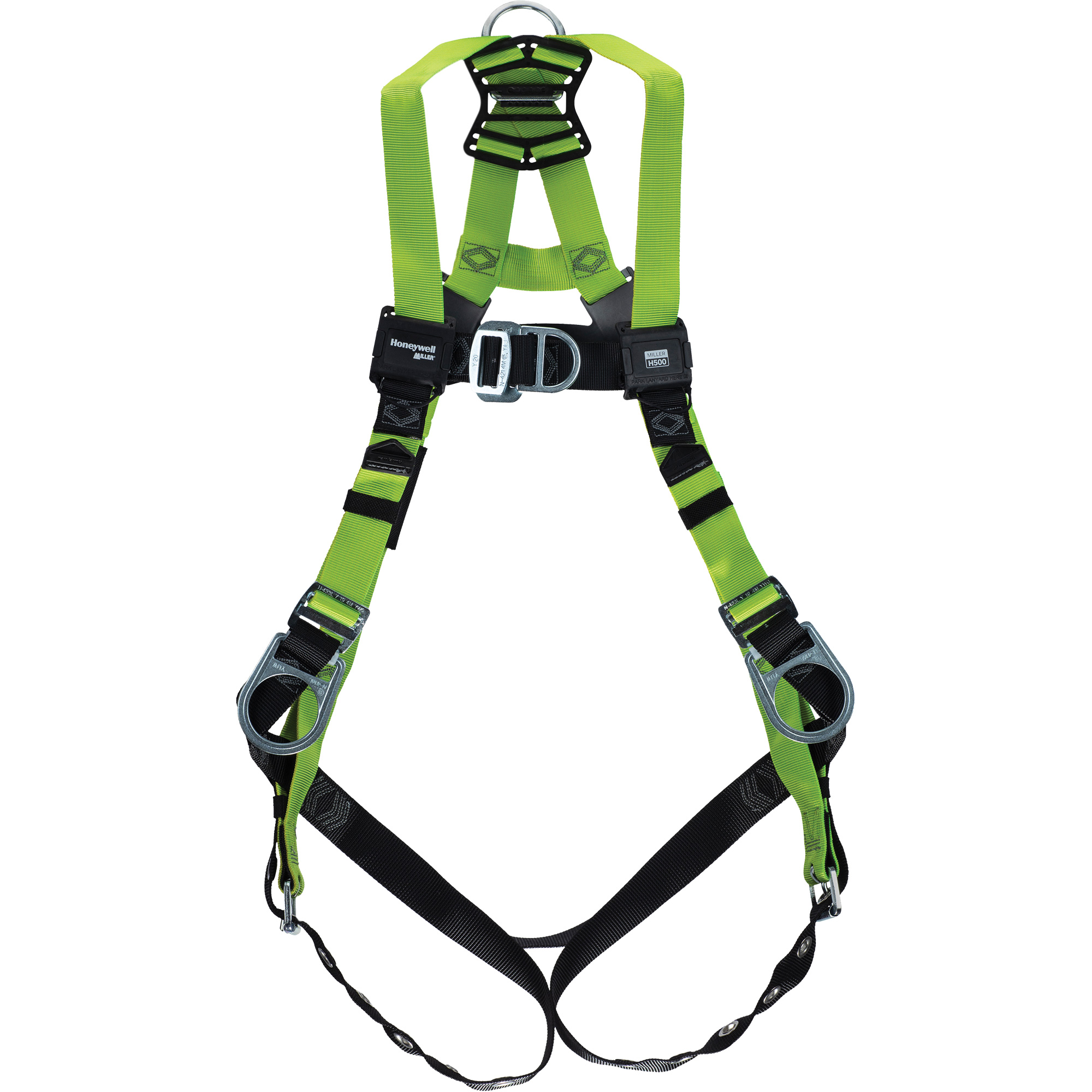 Harnais complet conforme aux normes industrielles MillerMD H500, Certifiée CSA, Classe ADLP, Cap. 420 lb
