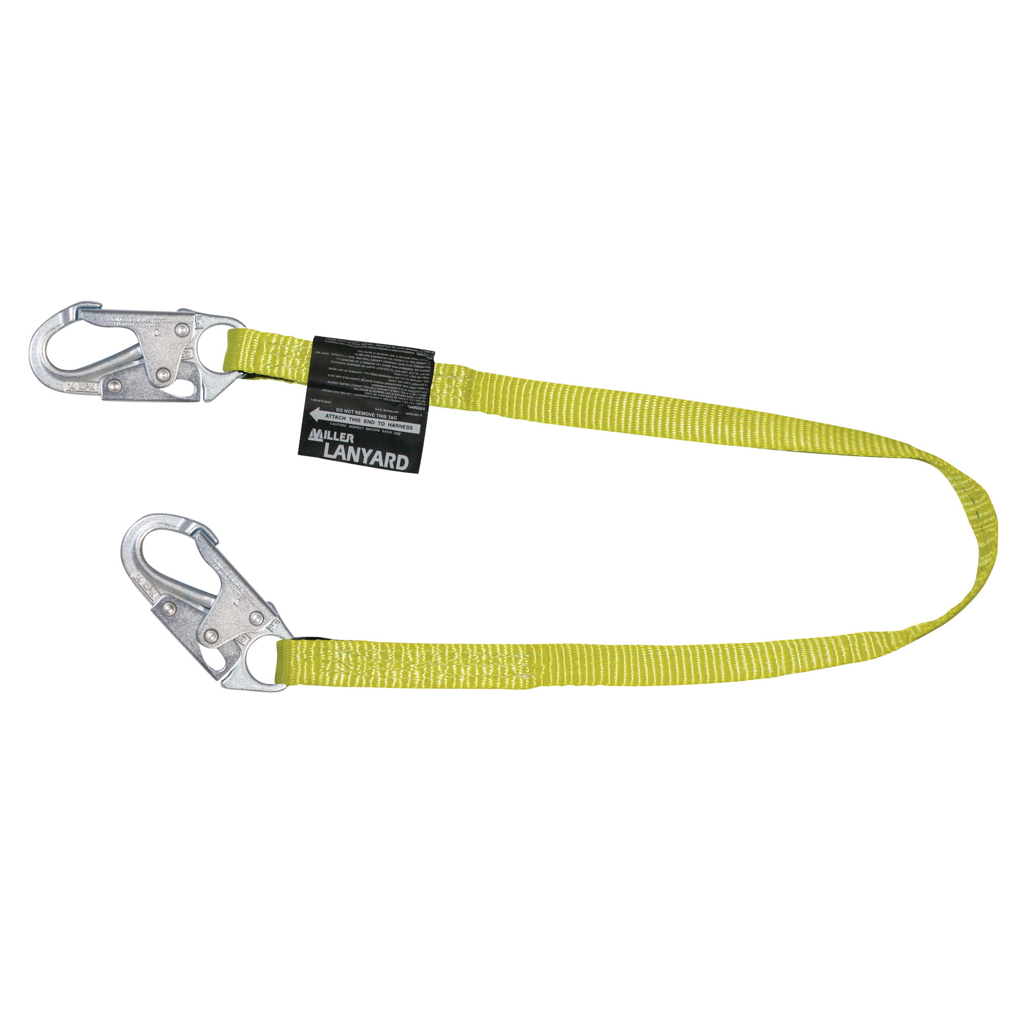 Longe en toile à sangle MillerMD, 1 branches, Classe CSA B, Polyester