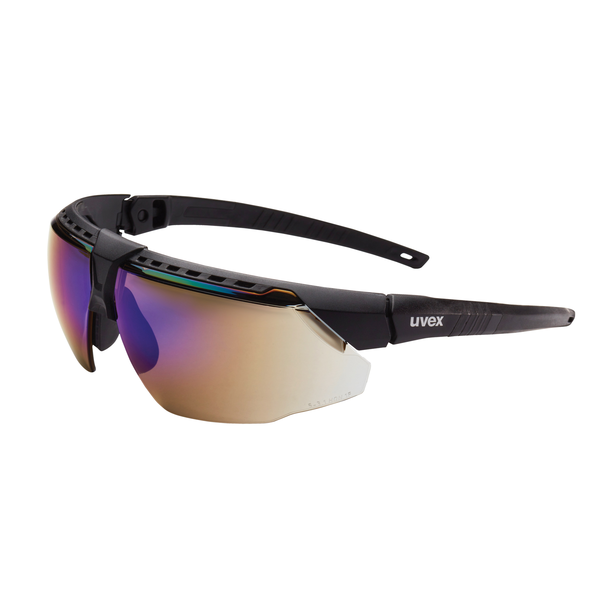 Lunettes de sécurité UvexMD AvatarMC, Lentille Bleu/Miroir, Anti-égratignures, ANSI Z87+/Répond ou surpasse la norme CSA Z94.3