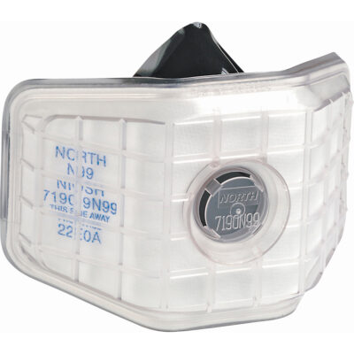 Respirateur à demi-masque NorthMD série 7190 à entretien facile, PVC, Taille unique