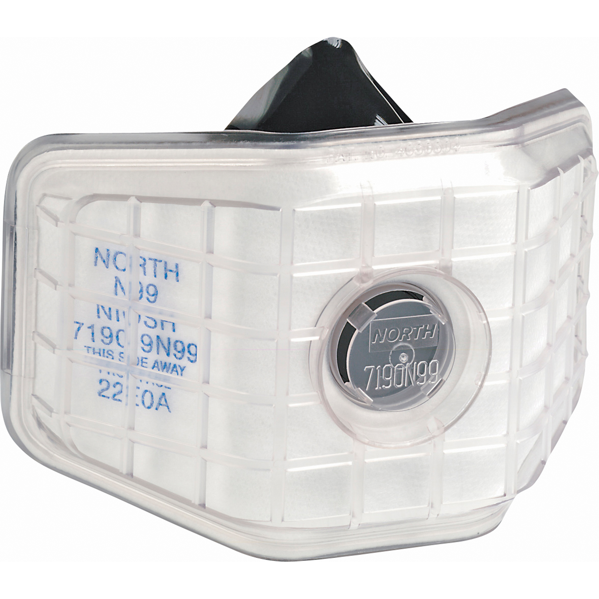 Respirateur à demi-masque NorthMD série 7190 à entretien facile, PVC, Taille unique
