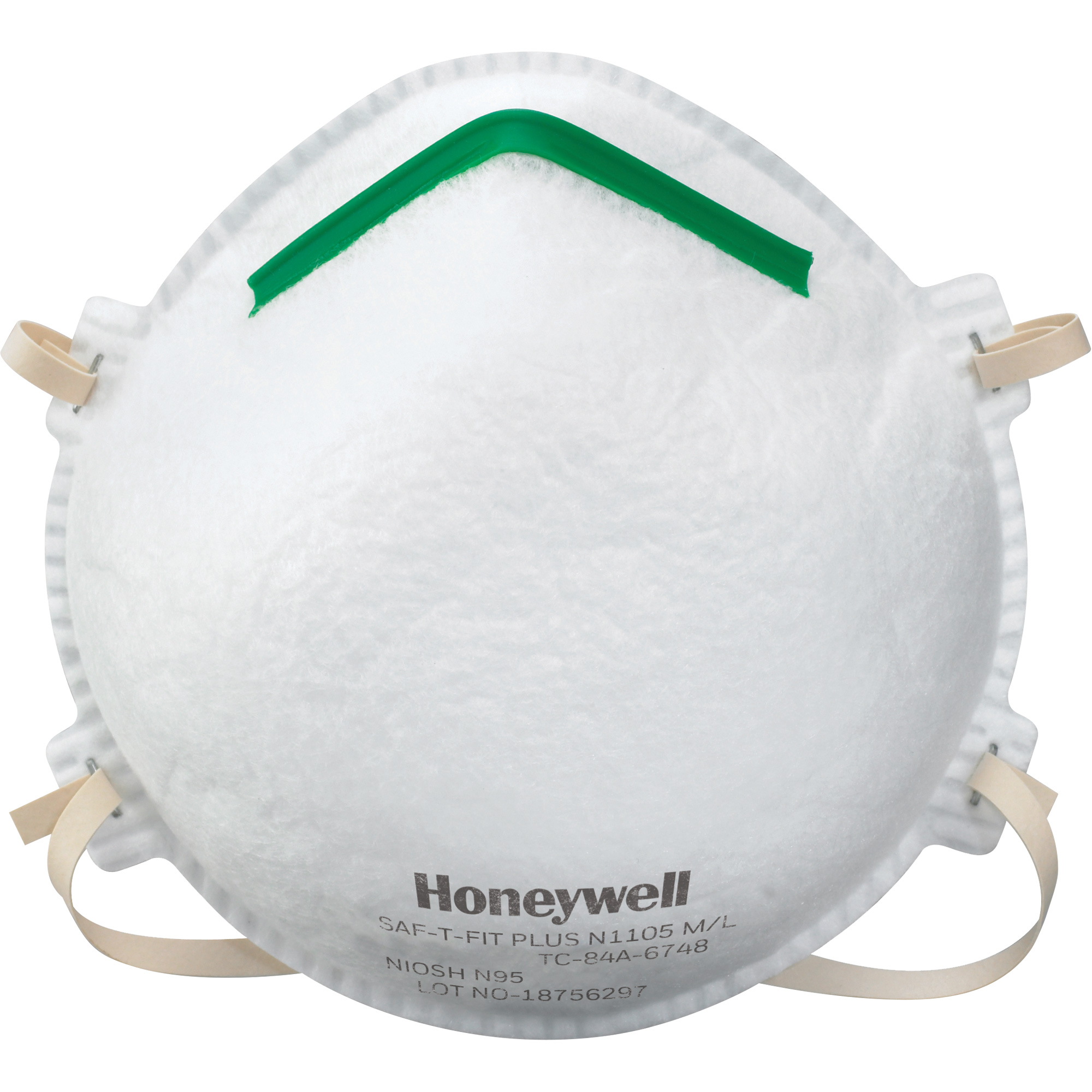 Respirateurs contre les particules Saf-T-FitMD Plus N1105, N95, Certifié NIOSH, Grand/Moyen