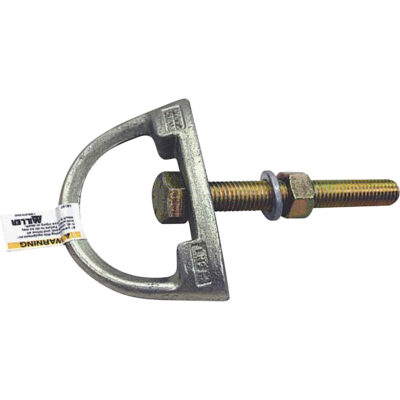 Sangle d'ancrage MillerMD avec avec quincaillerie, Anneau en D, Usage Permanent