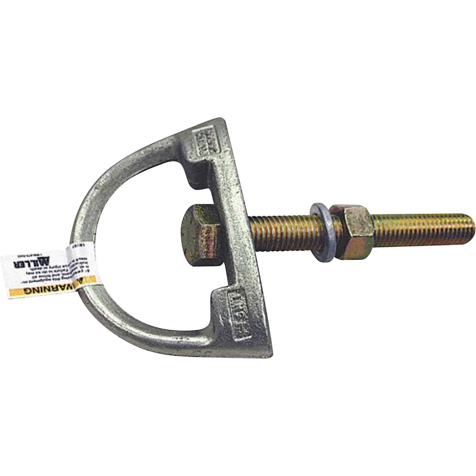 Sangle d'ancrage MillerMD avec avec quincaillerie, Anneau en D, Usage Permanent