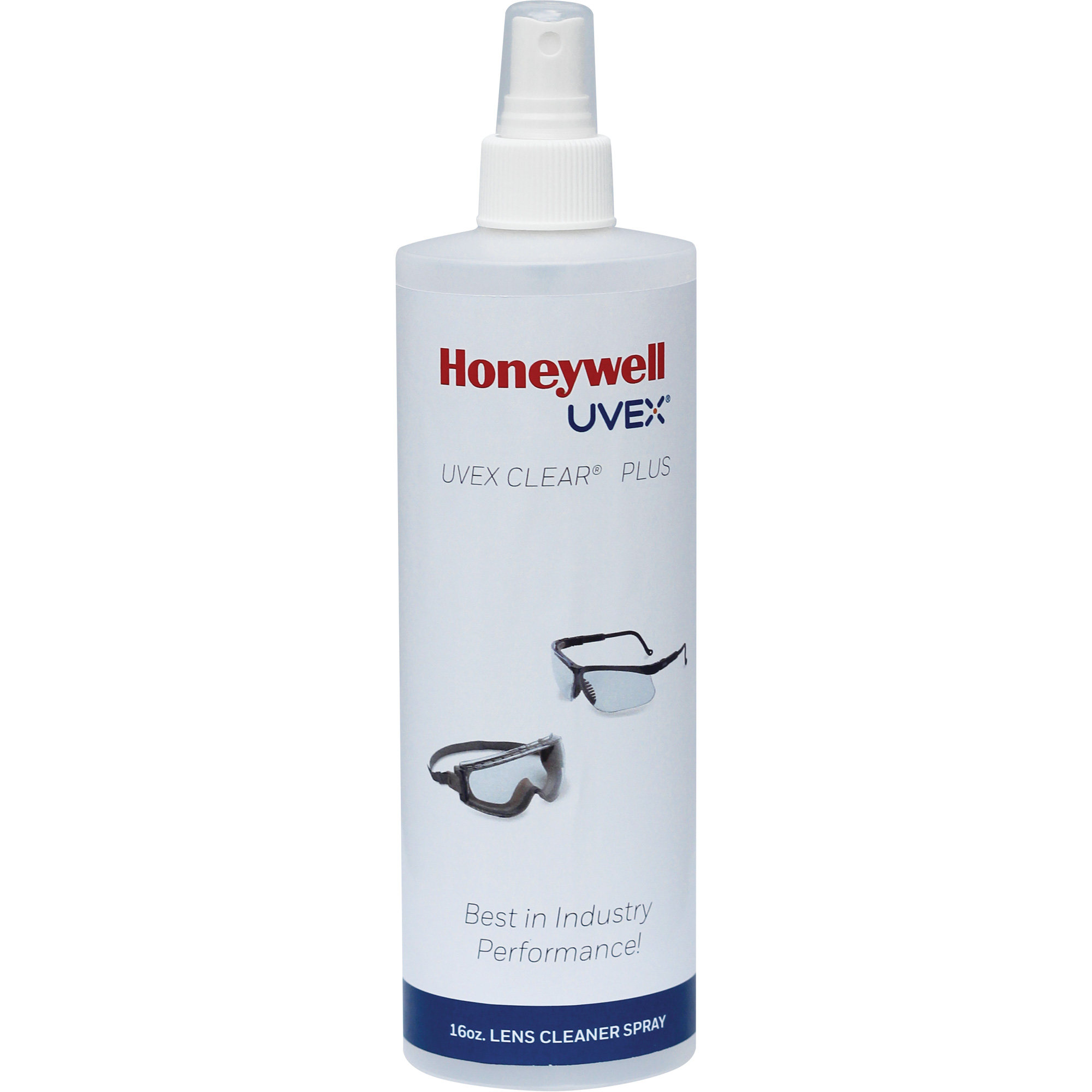 Solution de nettoyage de lentilles UvexMD ClearMD Plus, 473 ml