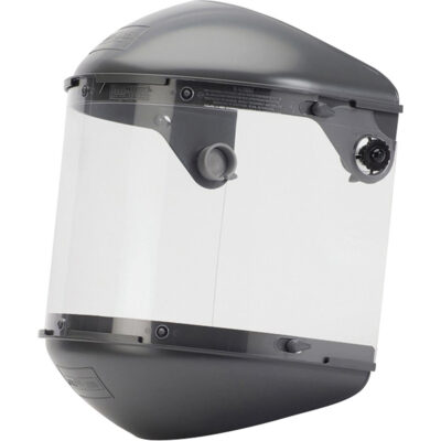 Système de visière haute performance à double couronne 4" Fibre-Metal, Propionate, Suspension Rochet