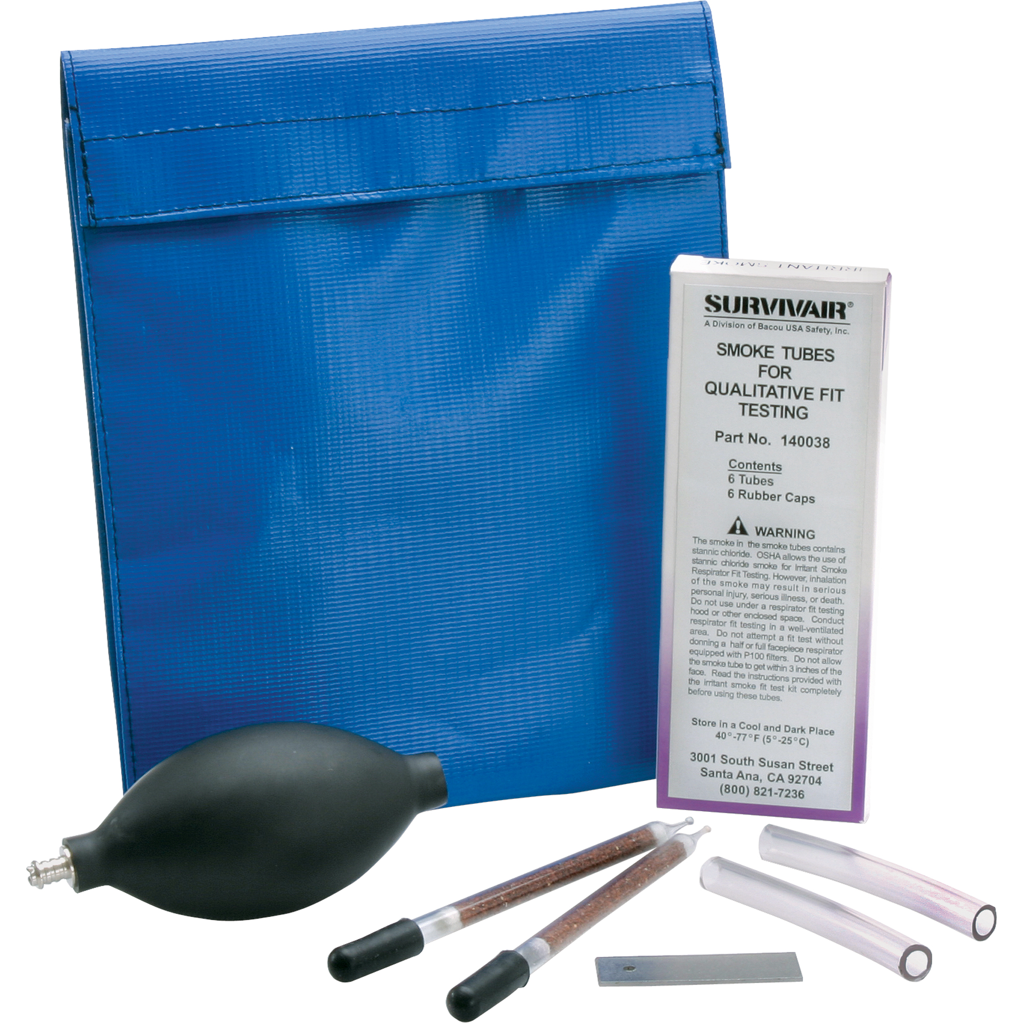 Trousse d'essai d'ajustement - Trousses d'essai d'ajustement pour irritant, Qualitatif, Solution Fumée