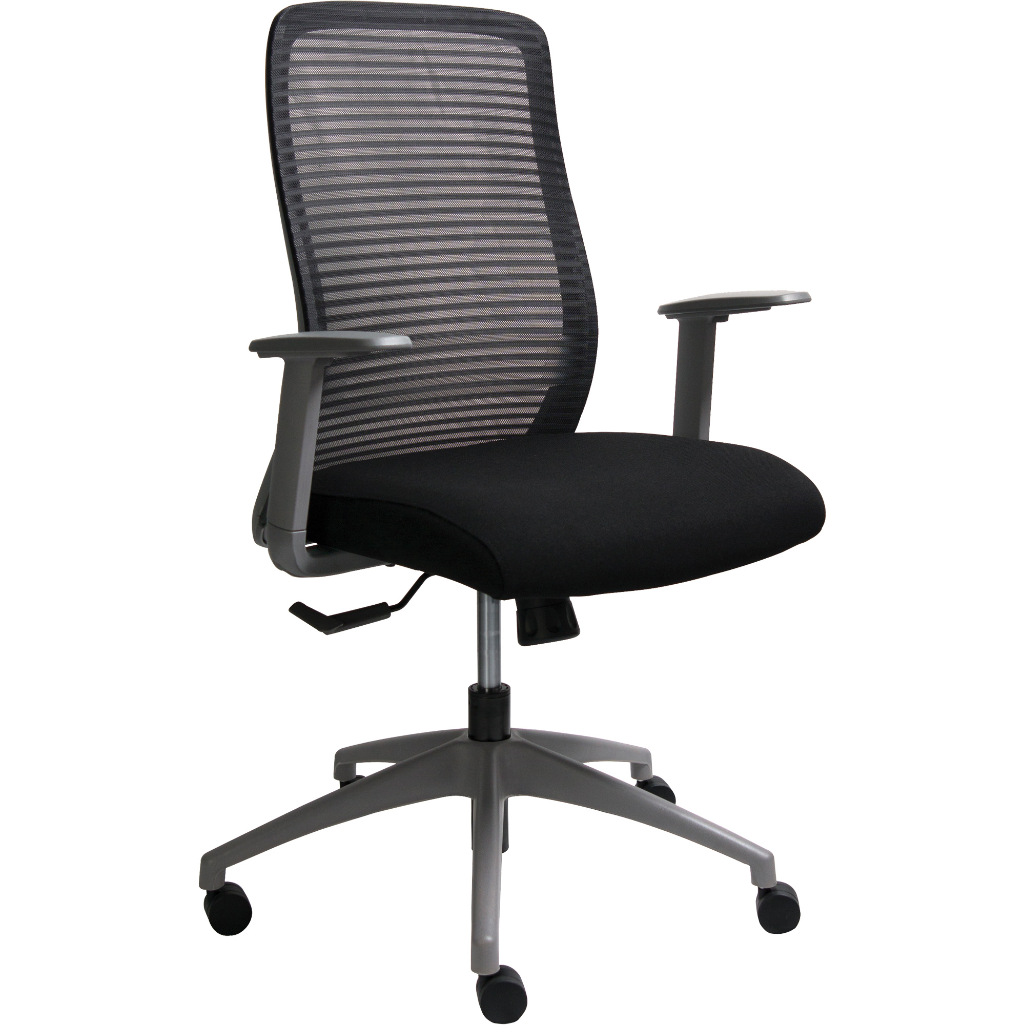 Chaise de bureau ajustable série EraMC, Tissu/Mailles, Noir, Capacité 275 lb