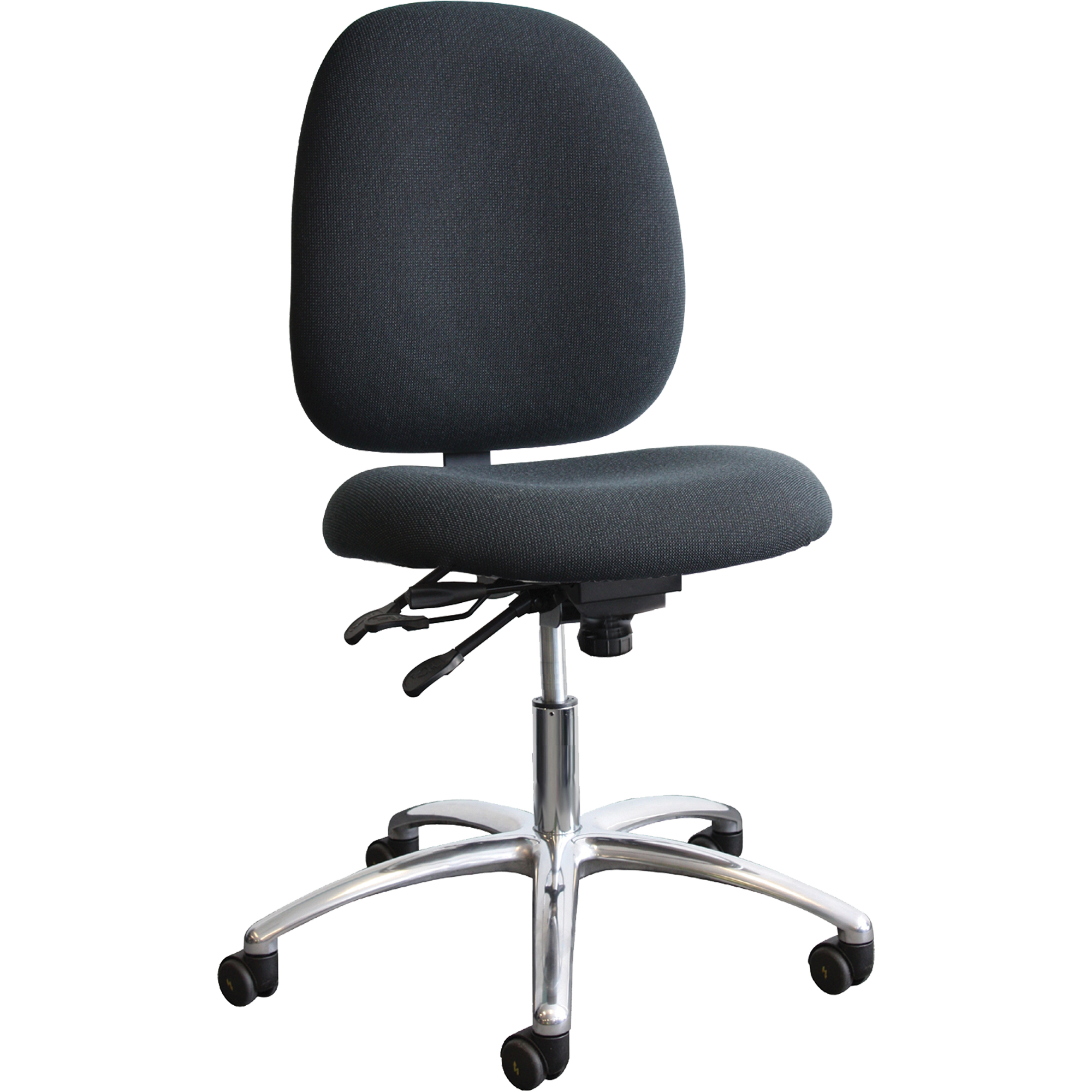 Chaises D.E.S. (dissipation électrostatique) Shoptech, Tissu, Bleu, Capacité 250 lb