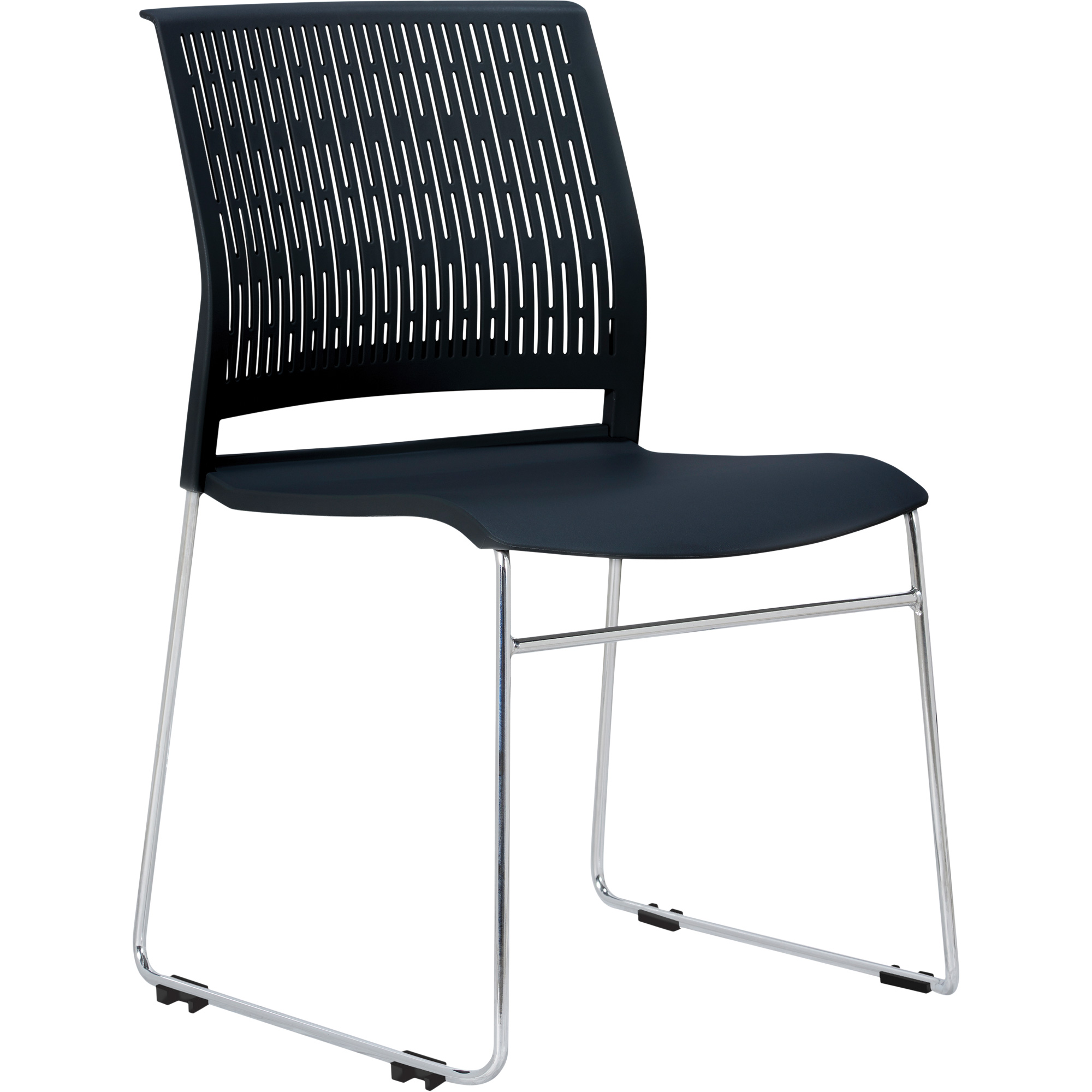 Chaises empilables série ActivMC, Polypropylène, Hauteur 32-3/8", Capacité 275 lb, Noir