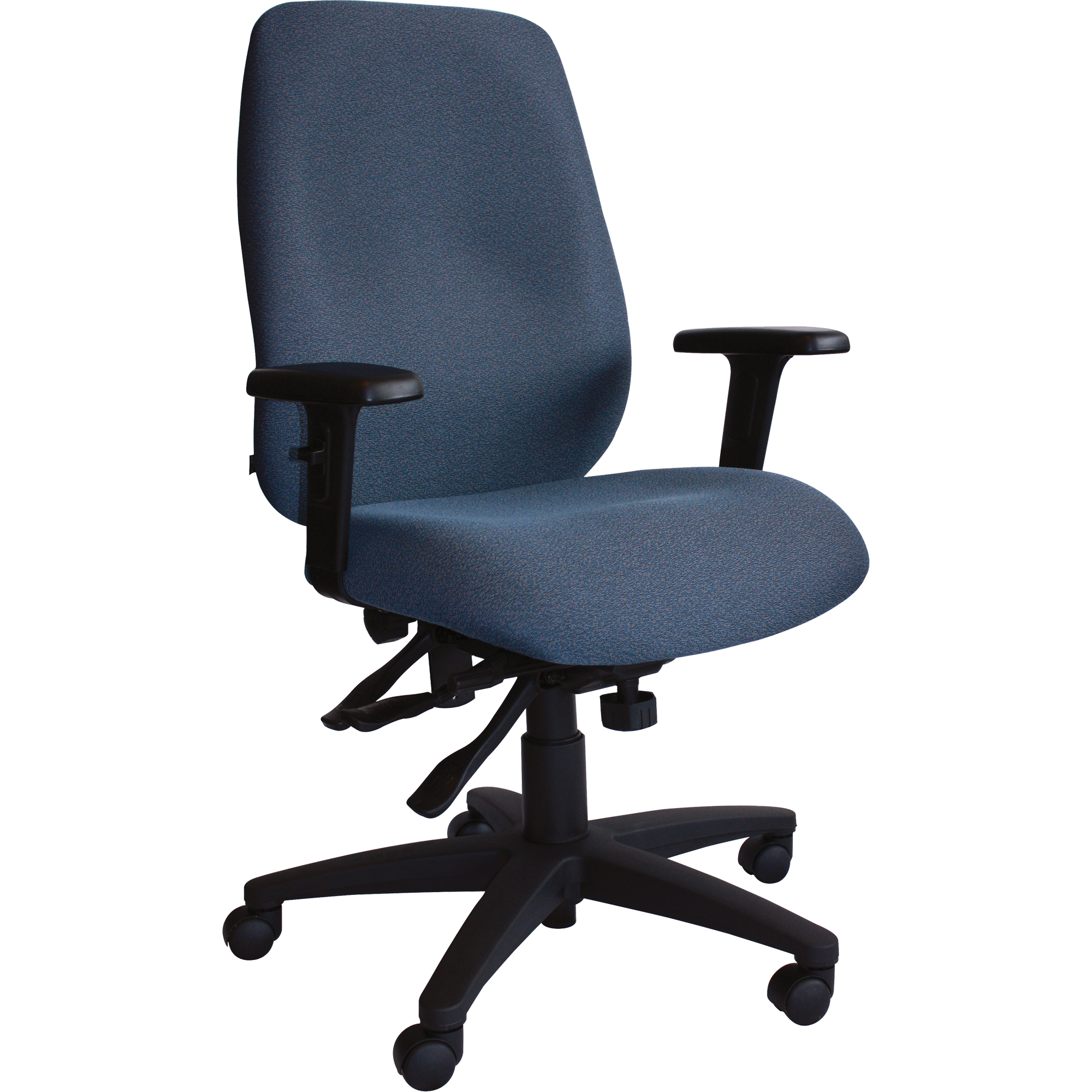 Chaises ergonomiques CierraMC , Tissu, Bleu, Capacité 250 lb