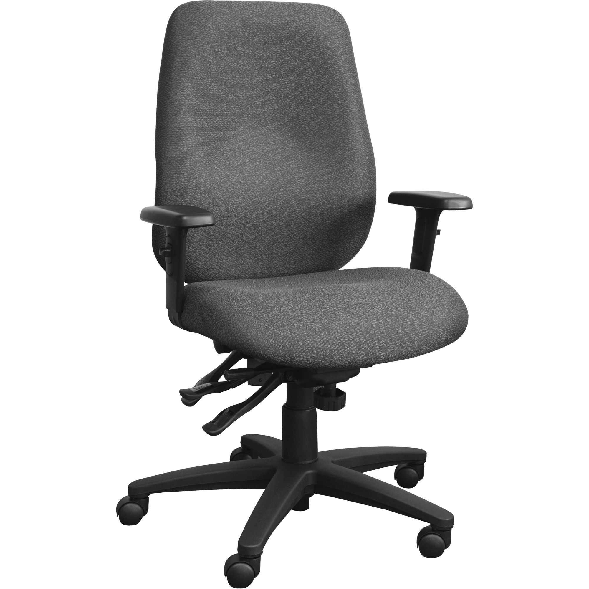 Chaises ergonomiques CierraMC , Tissu, Gris, Capacité 250 lb