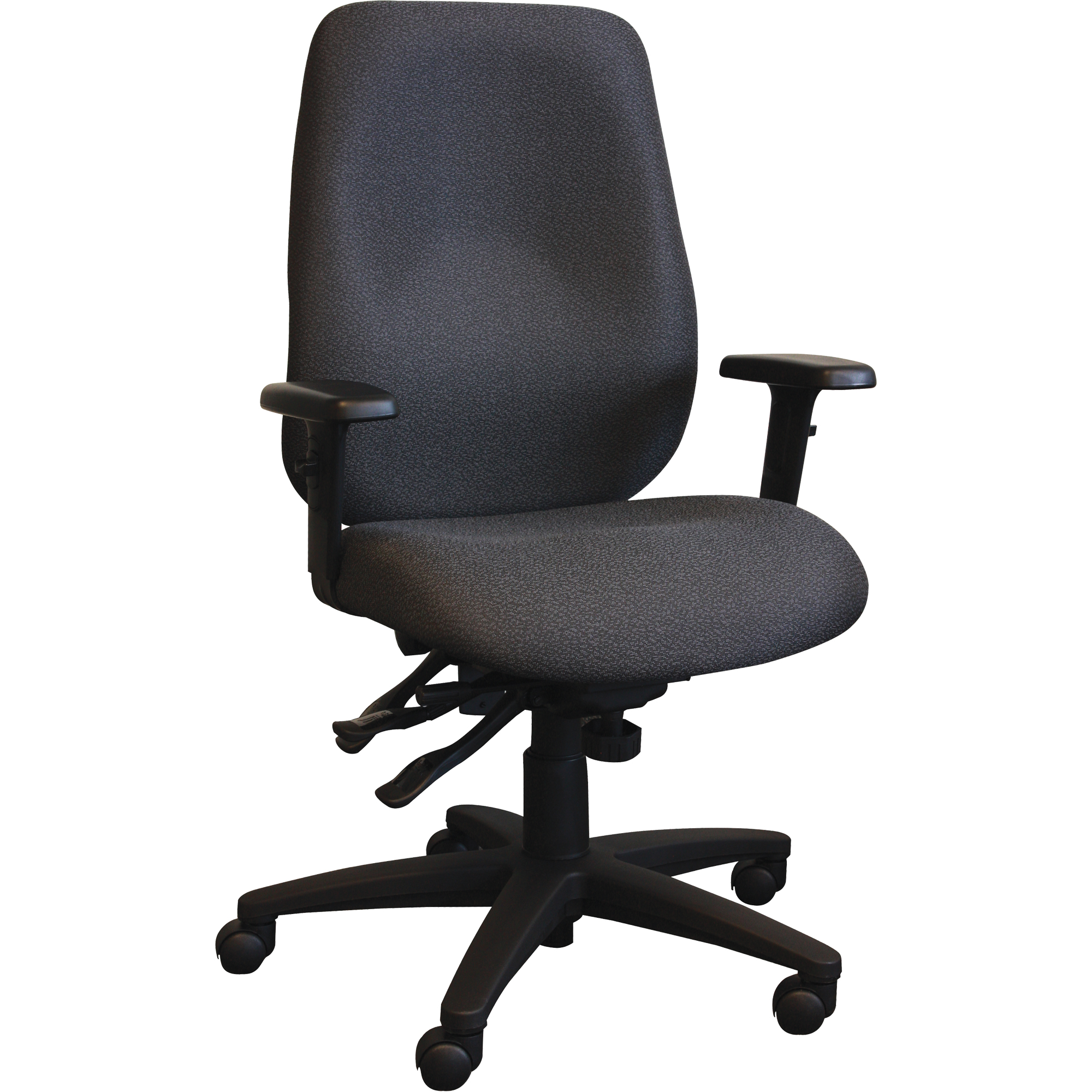 Chaises ergonomiques CierraMC , Tissu, Noir, Capacité 275 lb