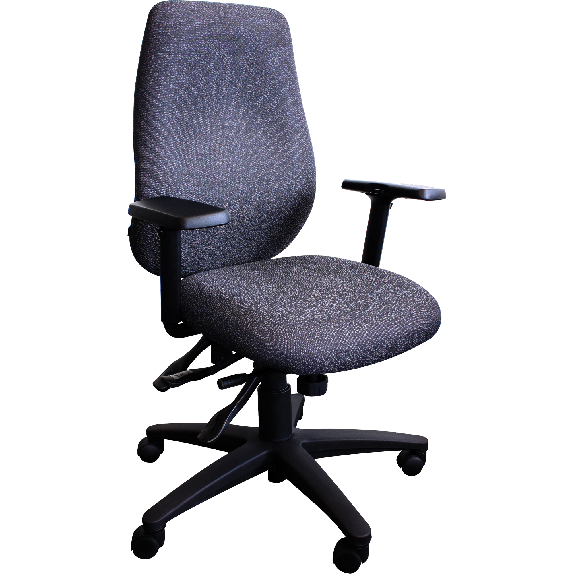 Chaises ergonomiques de série petite CierraMC, Tissu, Noir, Capacité 275 lb