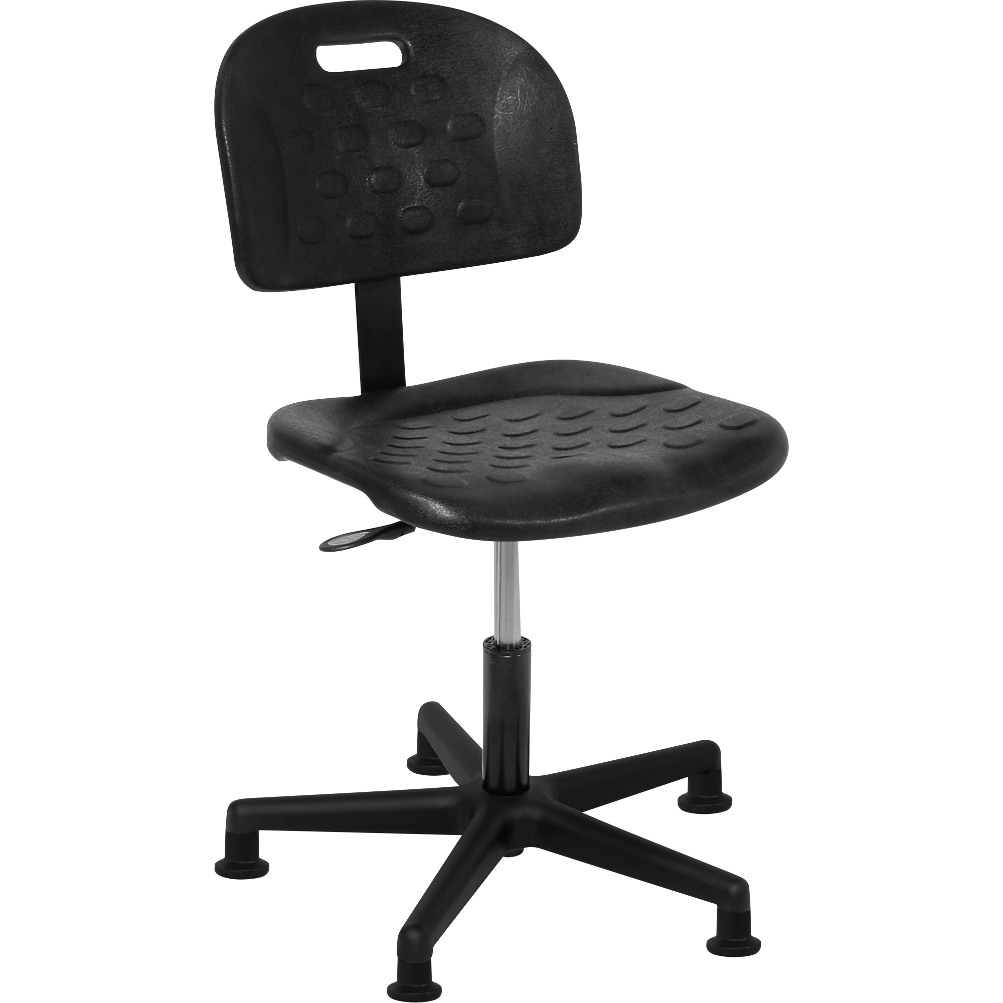 Chaises ergonomiques industrielles pour l'usine, Polyuréthane, Noir, Capacité 275 lb