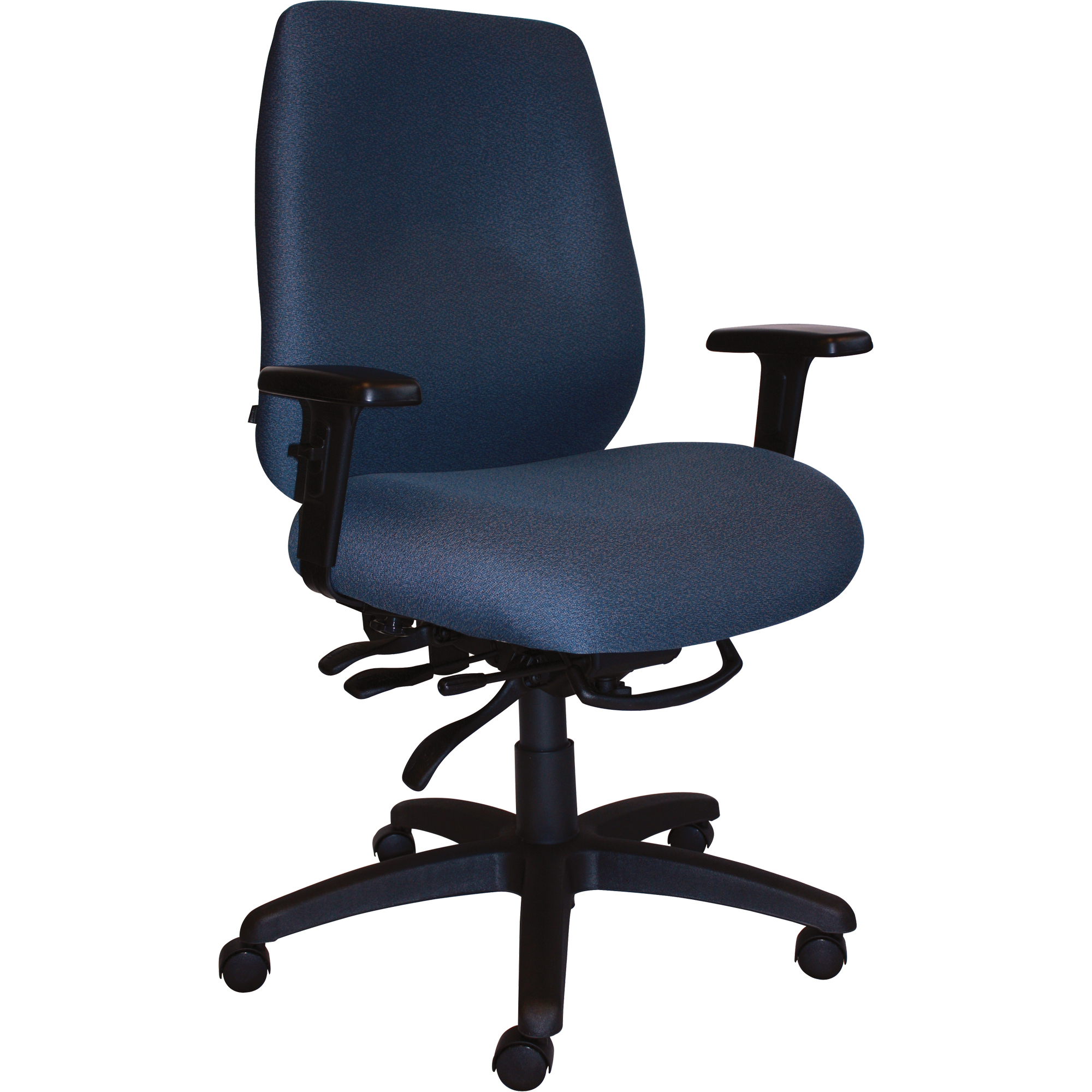 Chaises ergonomiques robustes CierraMC , Tissu, Bleu, Capacité 400 lb