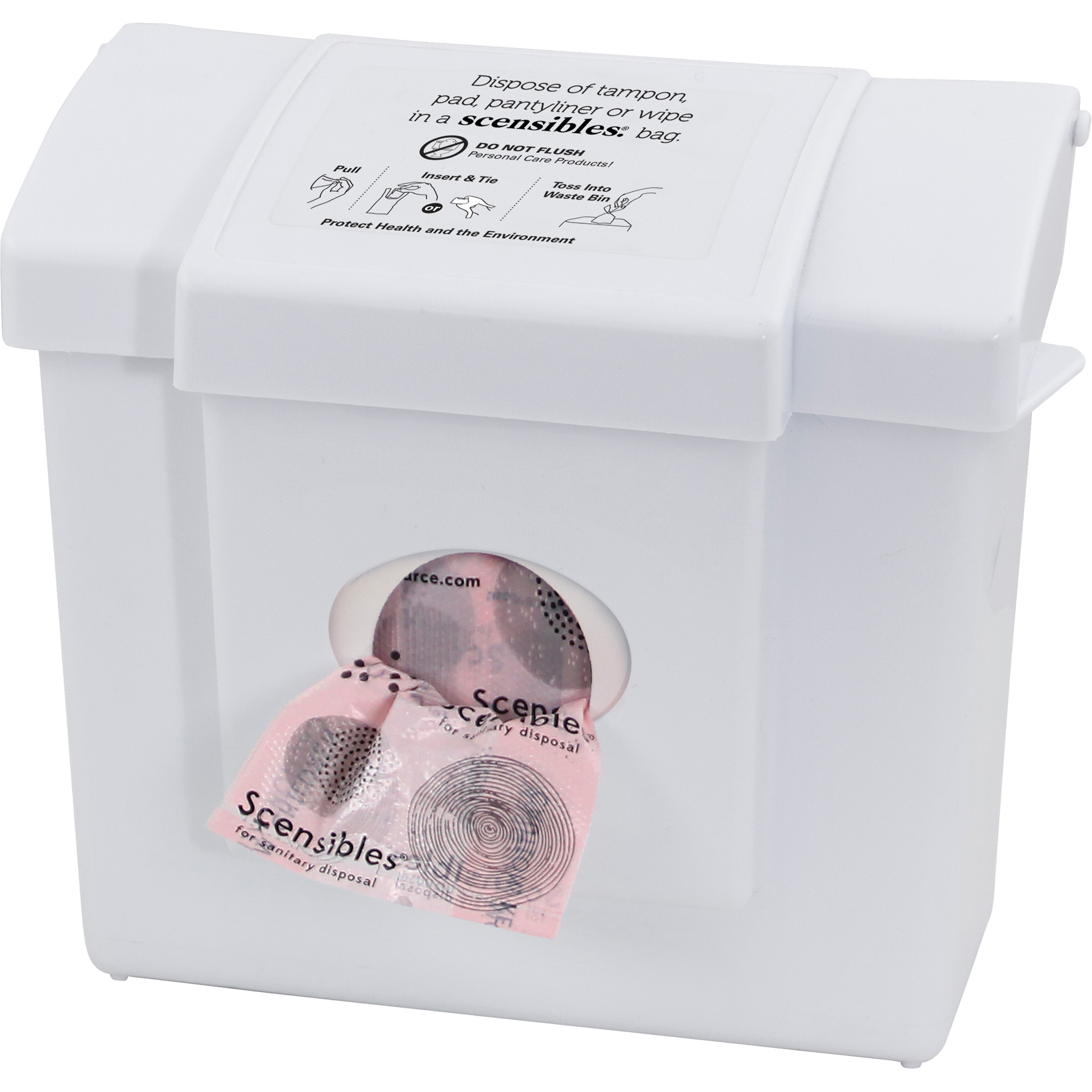 Contenant à déchets & distributeur combiné ScensiblesMD