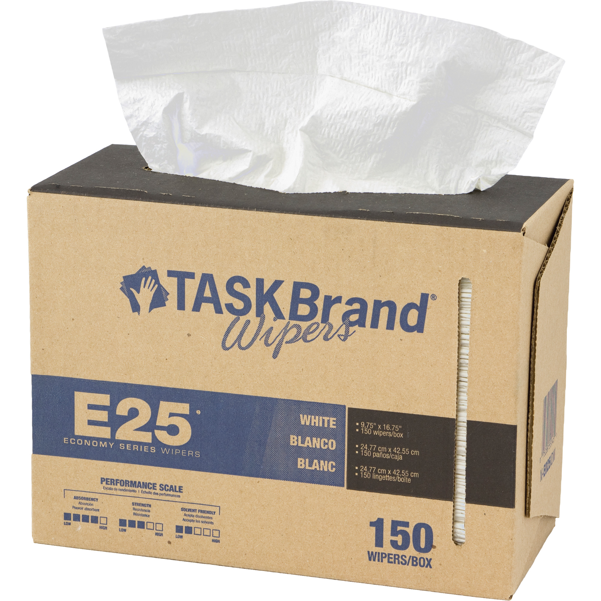 Essuie-tout économique à renfort tissé TaskBrandMD E25, Tout usage, 16-3/4" lo x 9-3/4" la