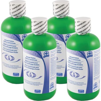 Additif pour préserver l'eau dans les douches oculaires d'urgence autonomes, Canada, paquet de 4, 8 oz