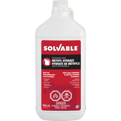 Hydrate de méthyle, Bouteille