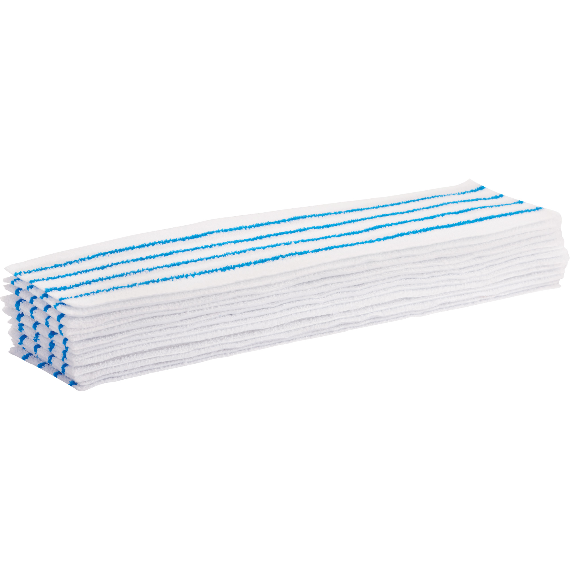 Tampon vadrouille jetable, Style Boucles et crochets, Microfibre, 18" lo x 4" la