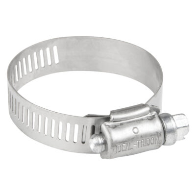 COLLIER DE SERRAGE,ACIERINOX.&ZINC,1 1/16"-2", Dia. min 1"