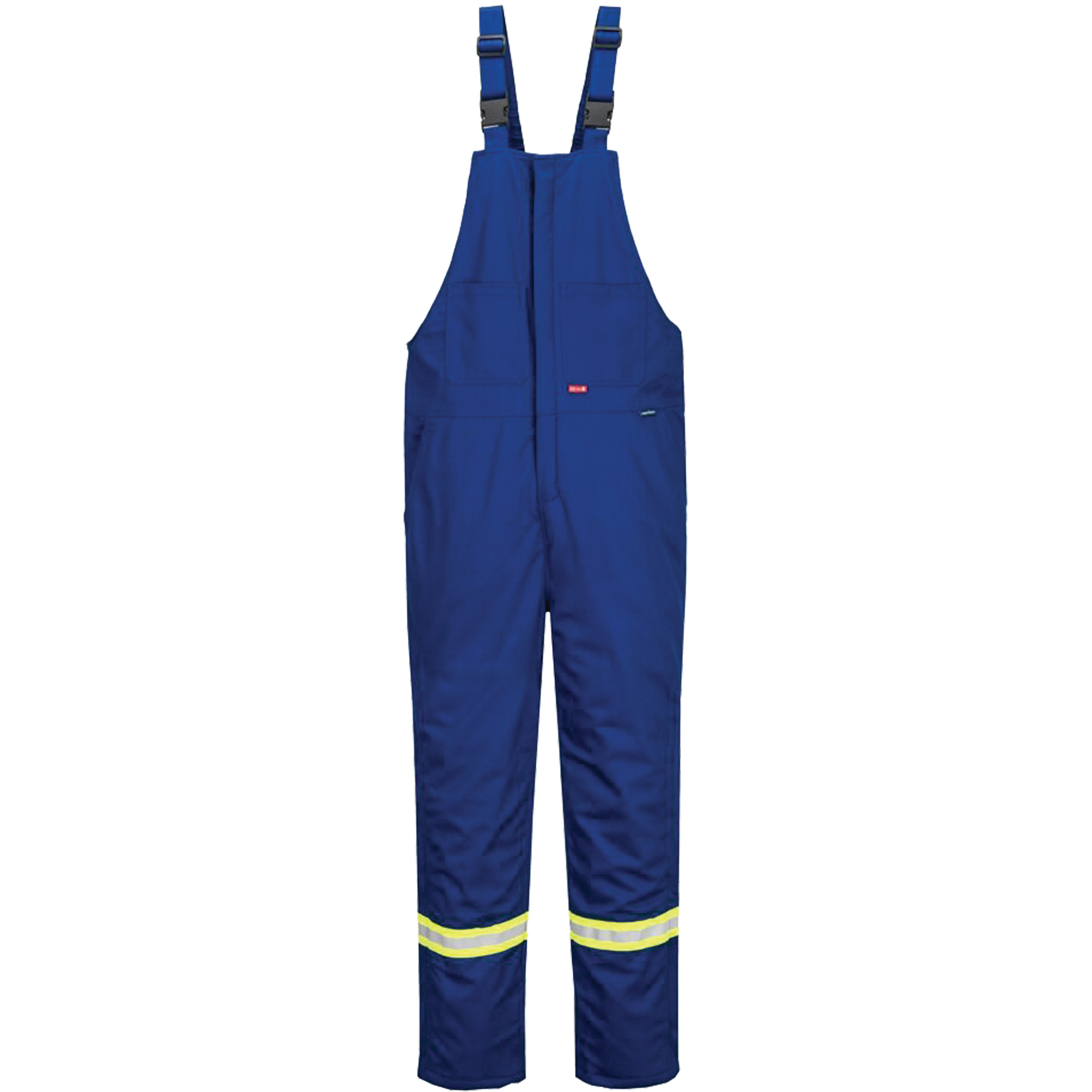 Pantalon à bavette isolé 88/12 BizflameMD, Coton/Nylon, 7T-Grand (grande taille), Bleu
