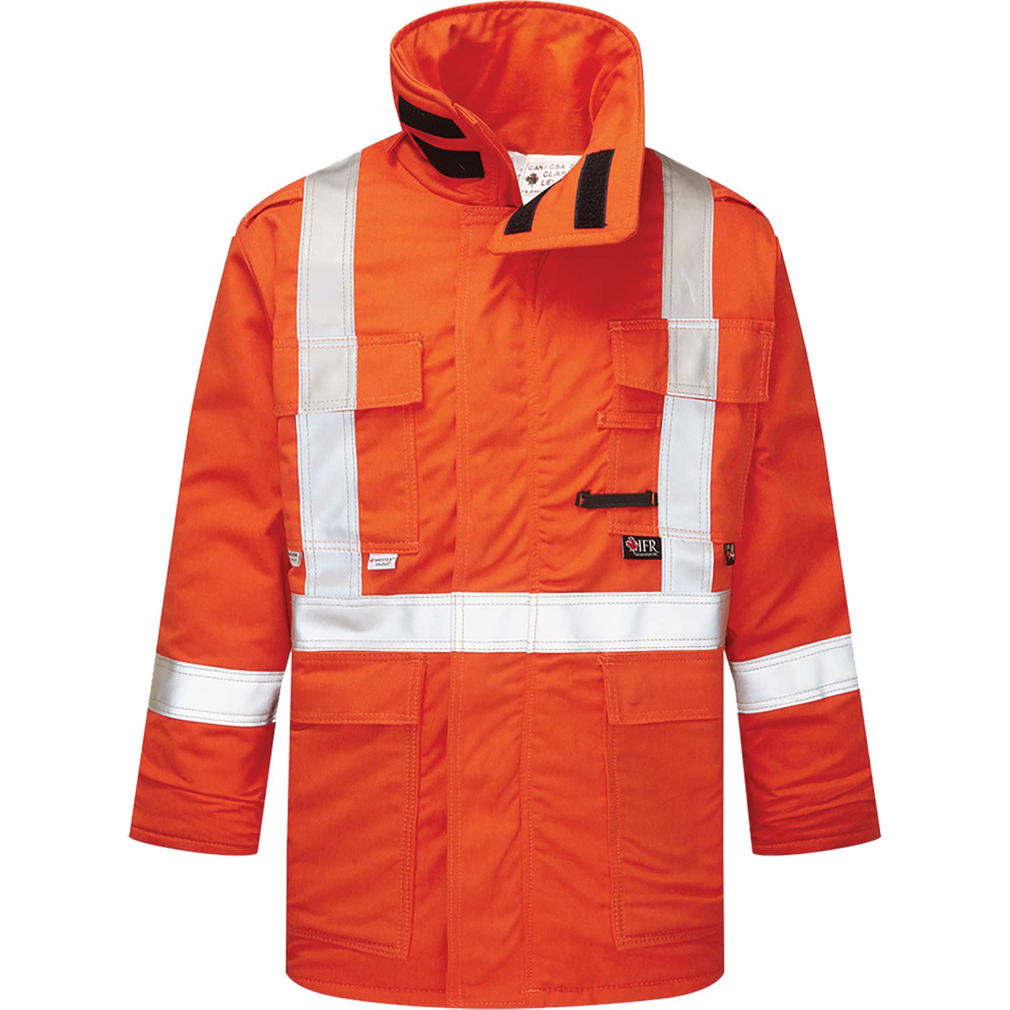 Parka isolé haute visibilité 9 oz UltraSoftMD, Orange, 4T-Grand