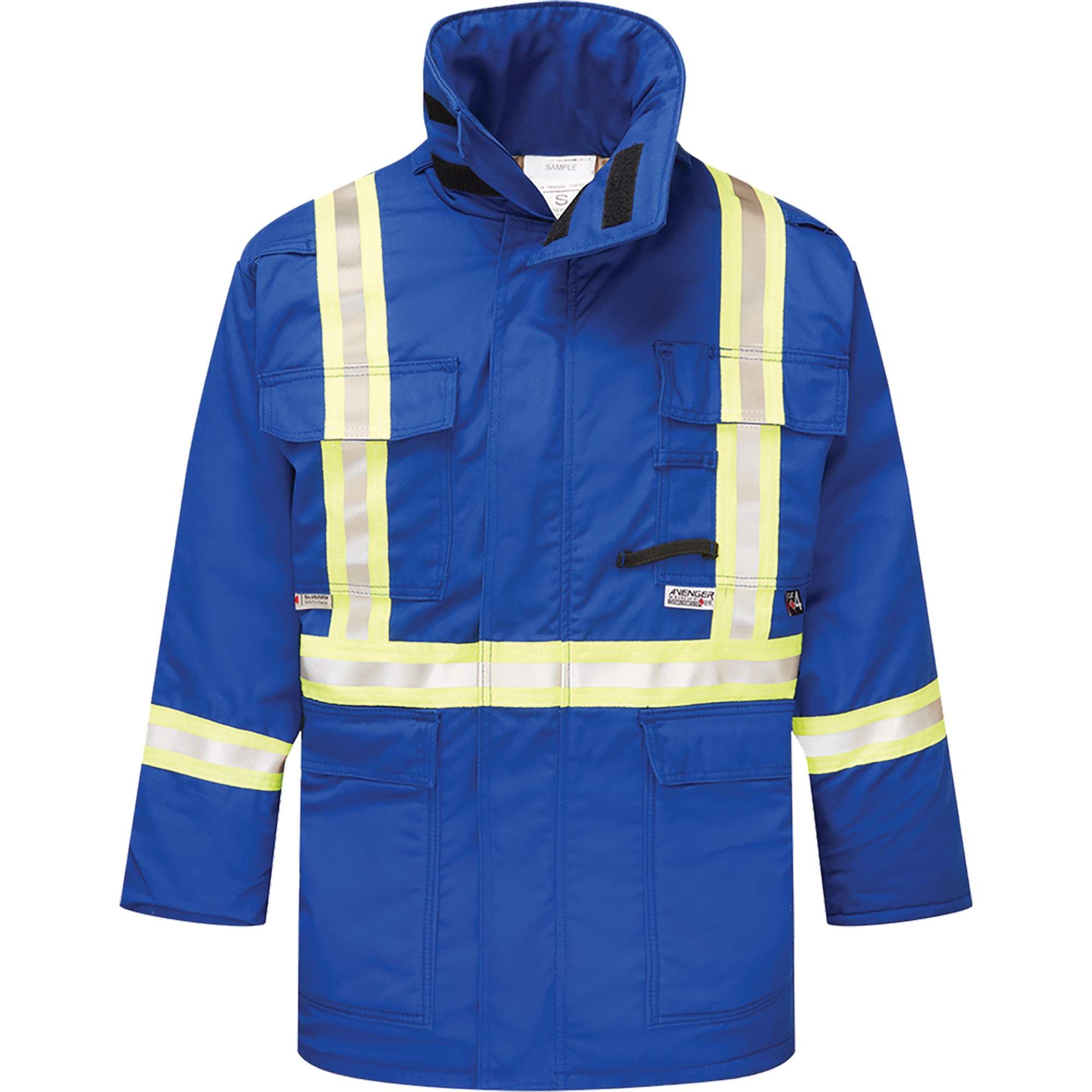Parka isolé ignifuge 9 oz Avenger, 2T-Grand (grande taille), Bleu royal