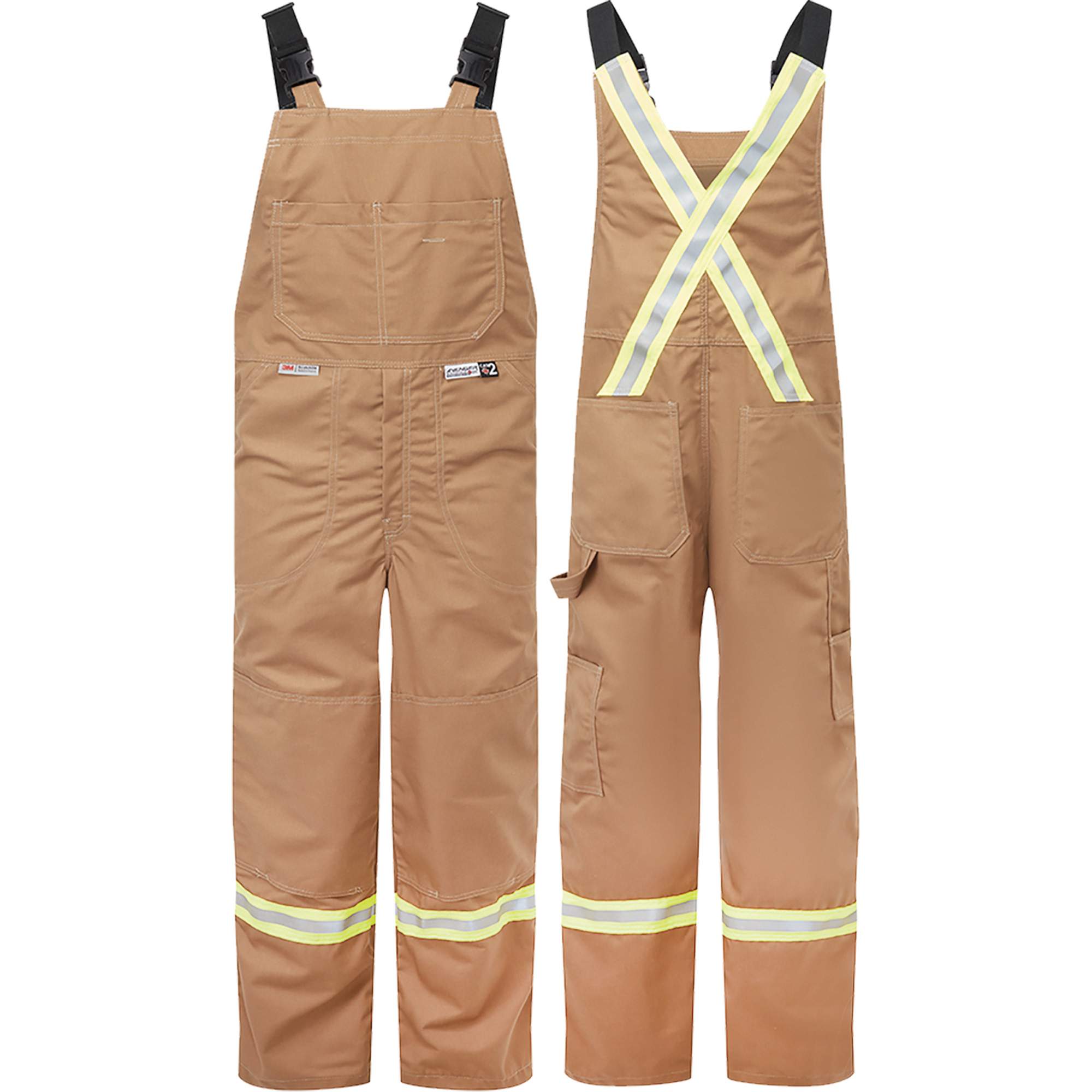 Salopette 12 oz Avenger, 4T-Grand (grande taille), Toile caramel