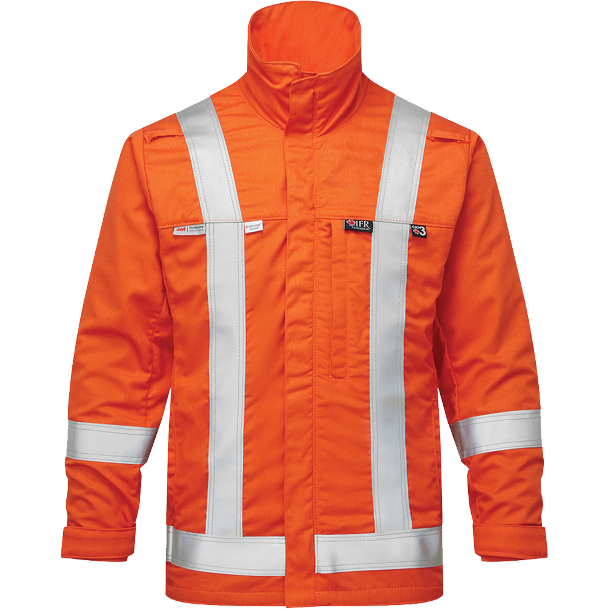 Veste aviateur d'été Skyline UltraSoftMD 7 oz., 4T-Grand, Orange haute visibilité