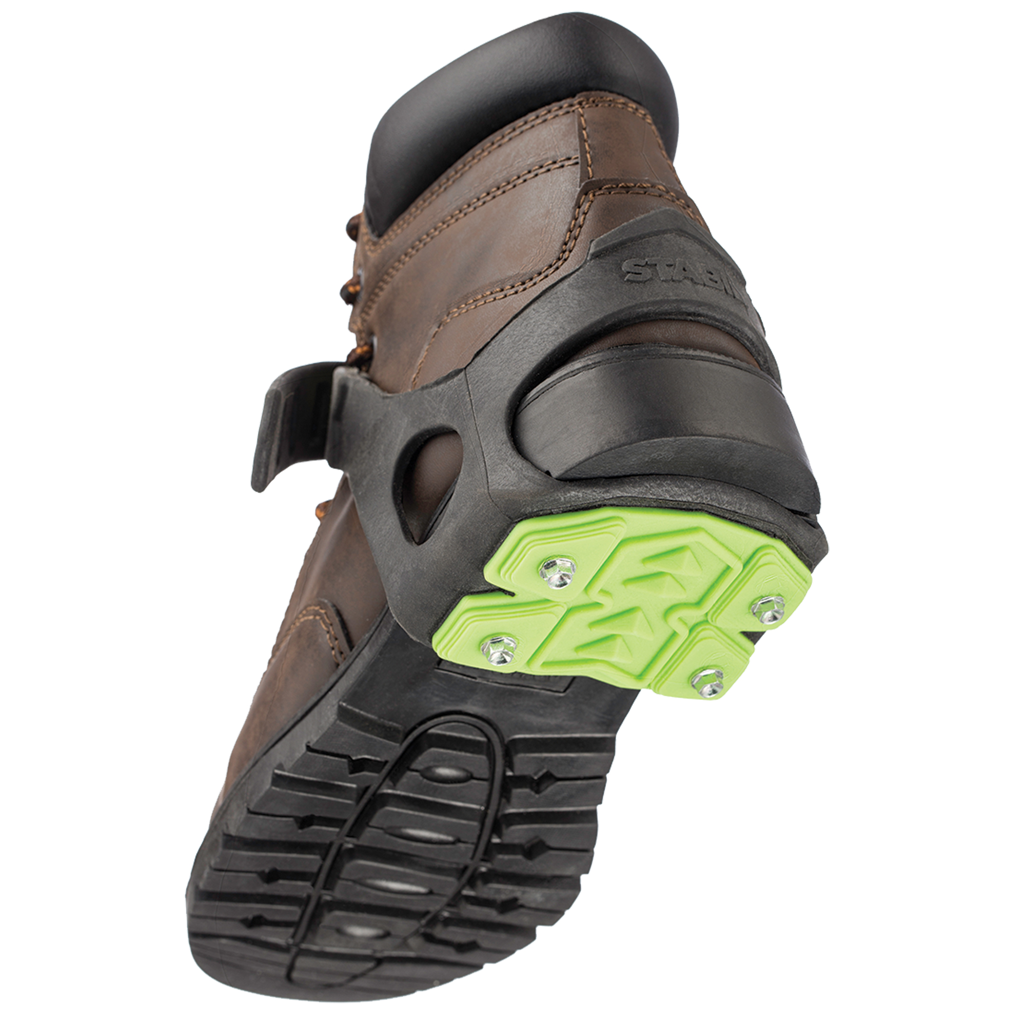 Crampons d'appoint antidérapants pour les talons, Acier, Traction Crampon, Taille unique