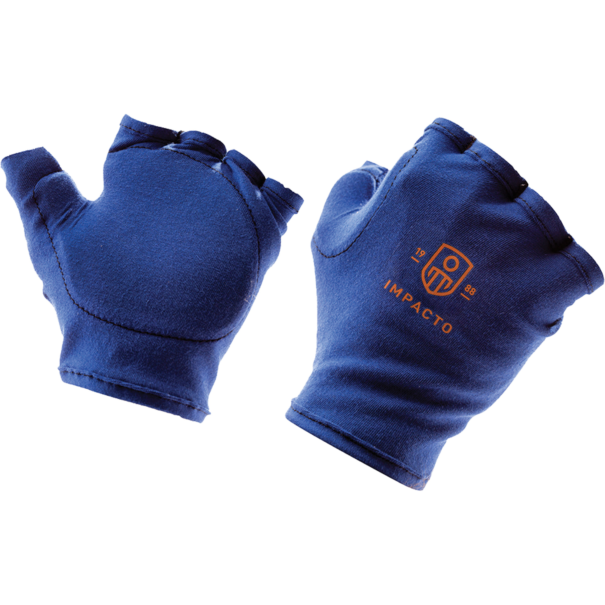 Enveloppe de gant antichoc sans doigts à prise d'outil, main droite, Taille Petit, Paume Synthétique