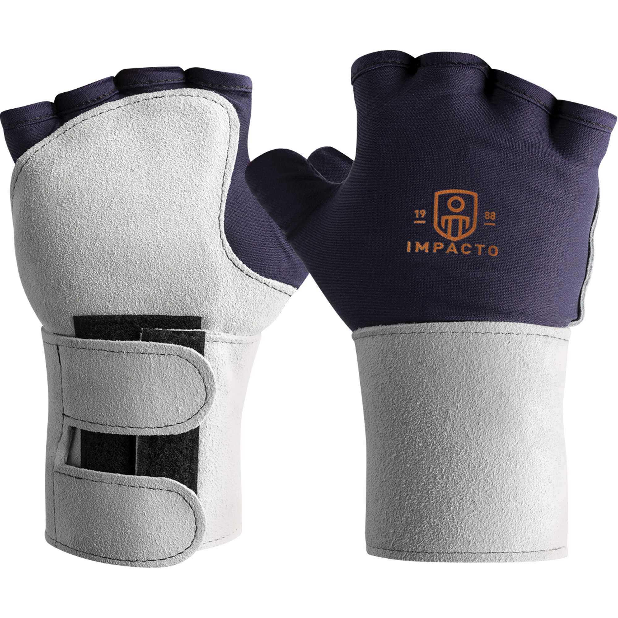 Gant antichocs avec support de poignet, 2T-Grand, Paume en Suède