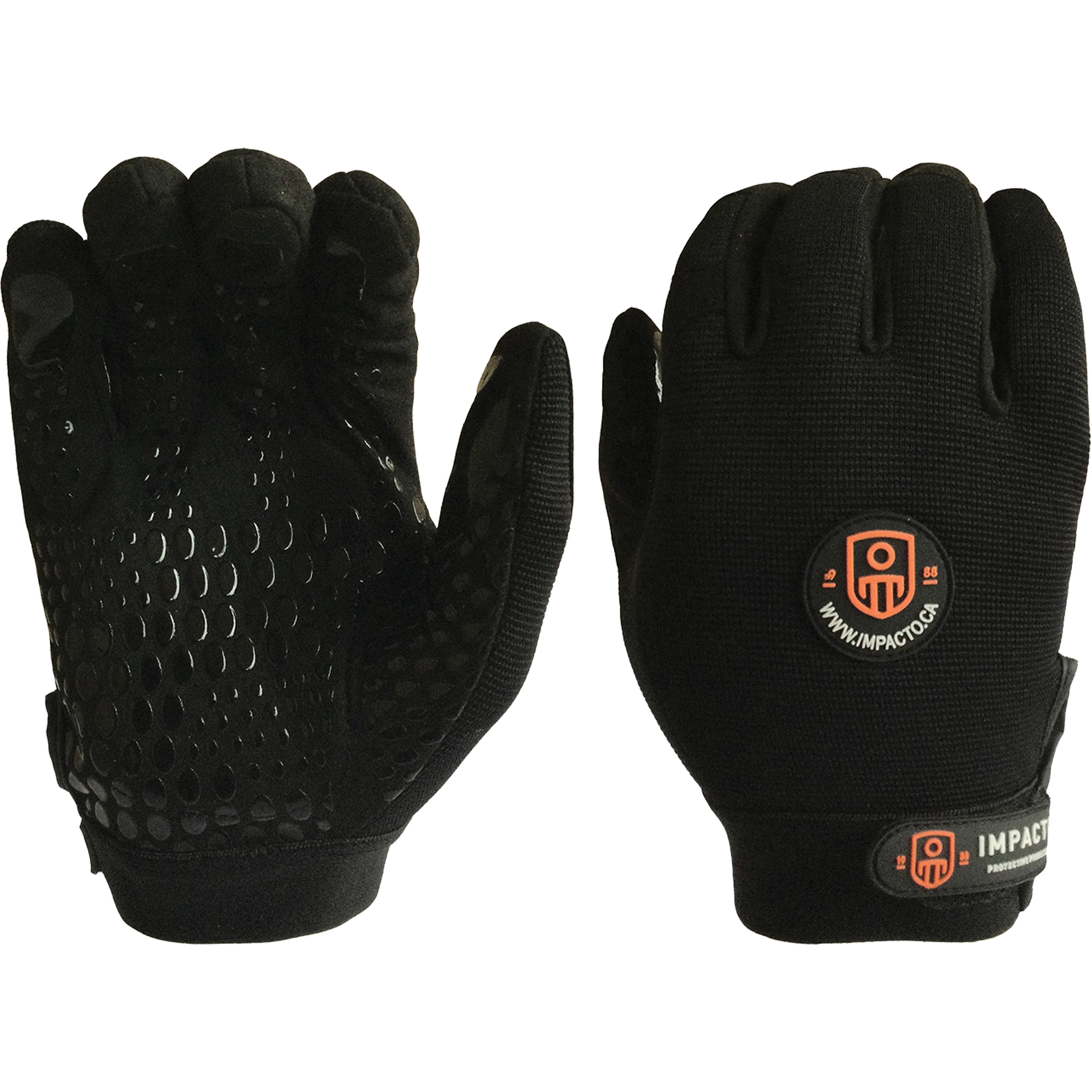 Gants de mécanicien anti-chocs, 10/T-Grand, Paume en Synthétique/Suède, Poignet Élastique/Boucle et crochet