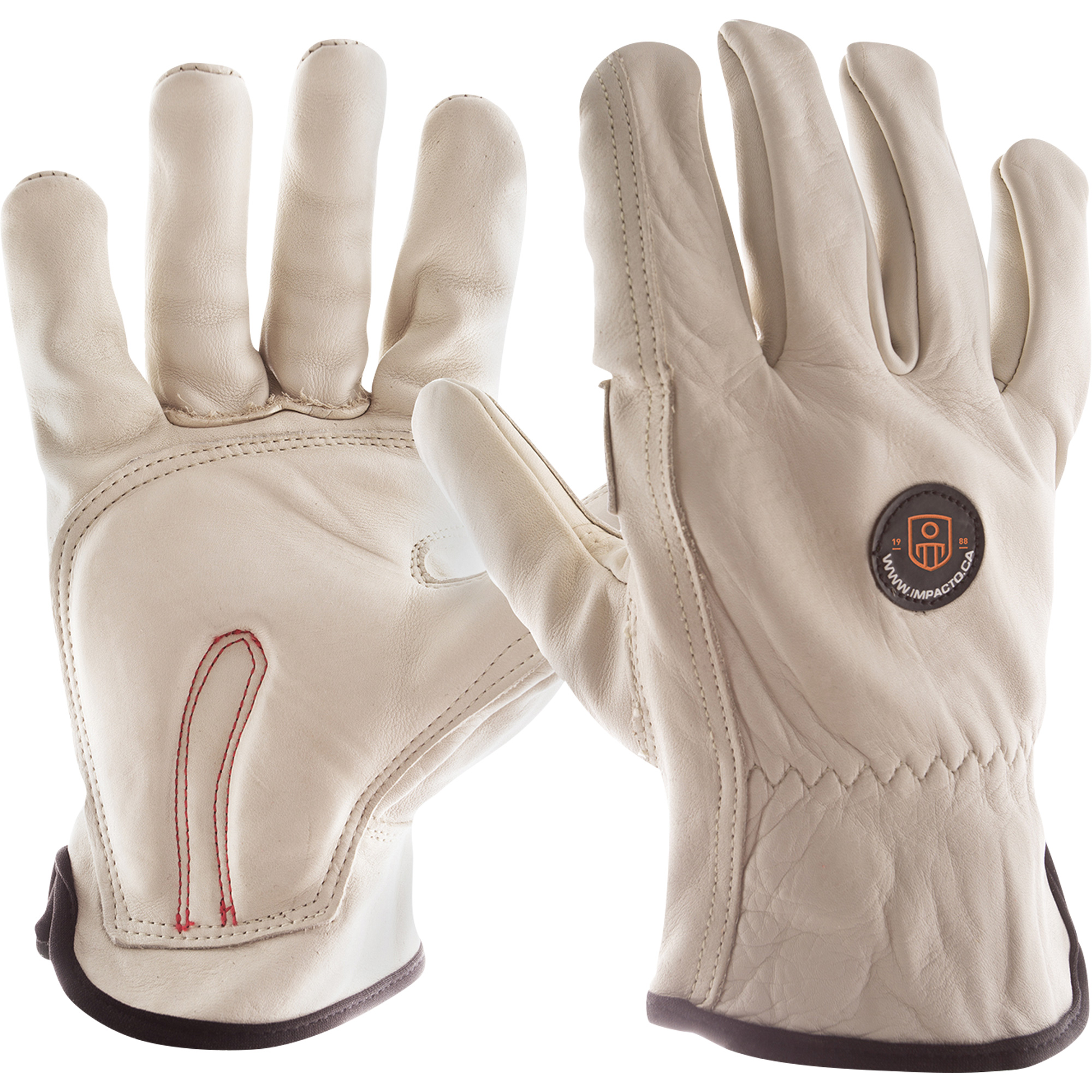 Gants de protection contre le syndrome du tunnel carpien, Moyen, Paume en Cuir de vache, Poignet Conducteur