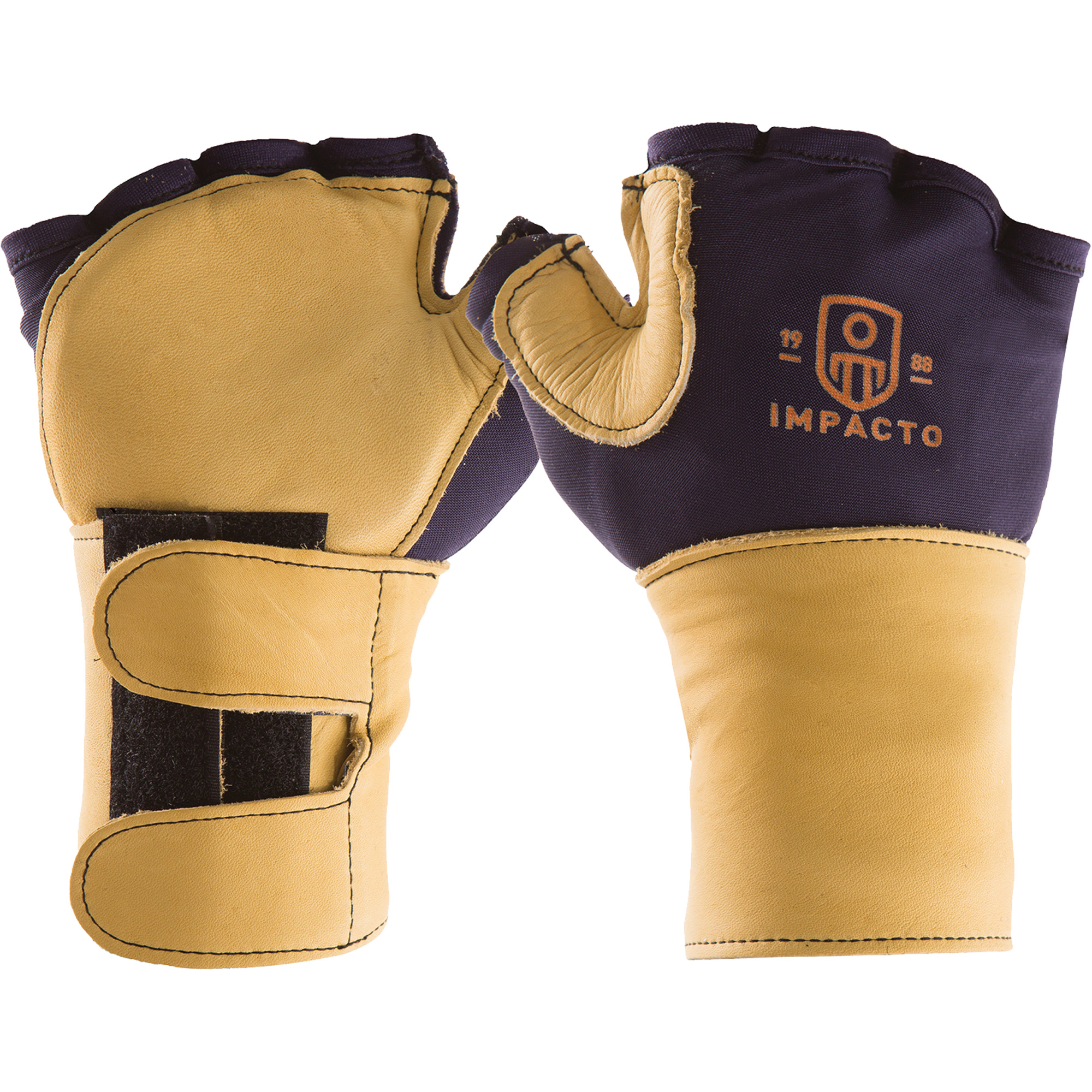 Gants de protection supérieure contre les impacts & les microtraumarismes répétés, main droite, Taille T-petit, Paume Cuir fleur