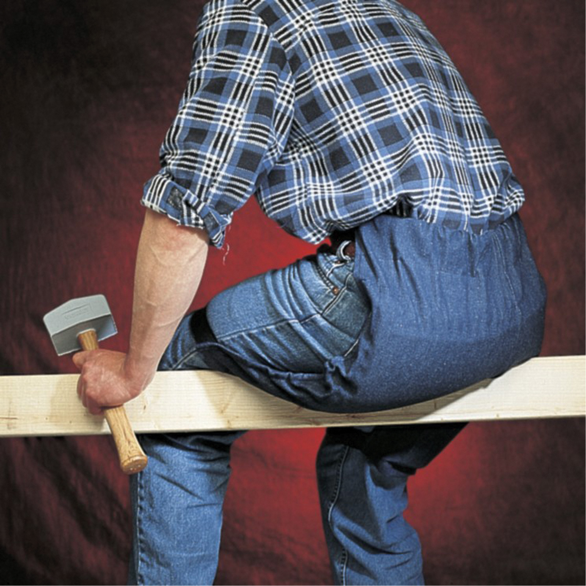 Protecteur de fessier en denim épais