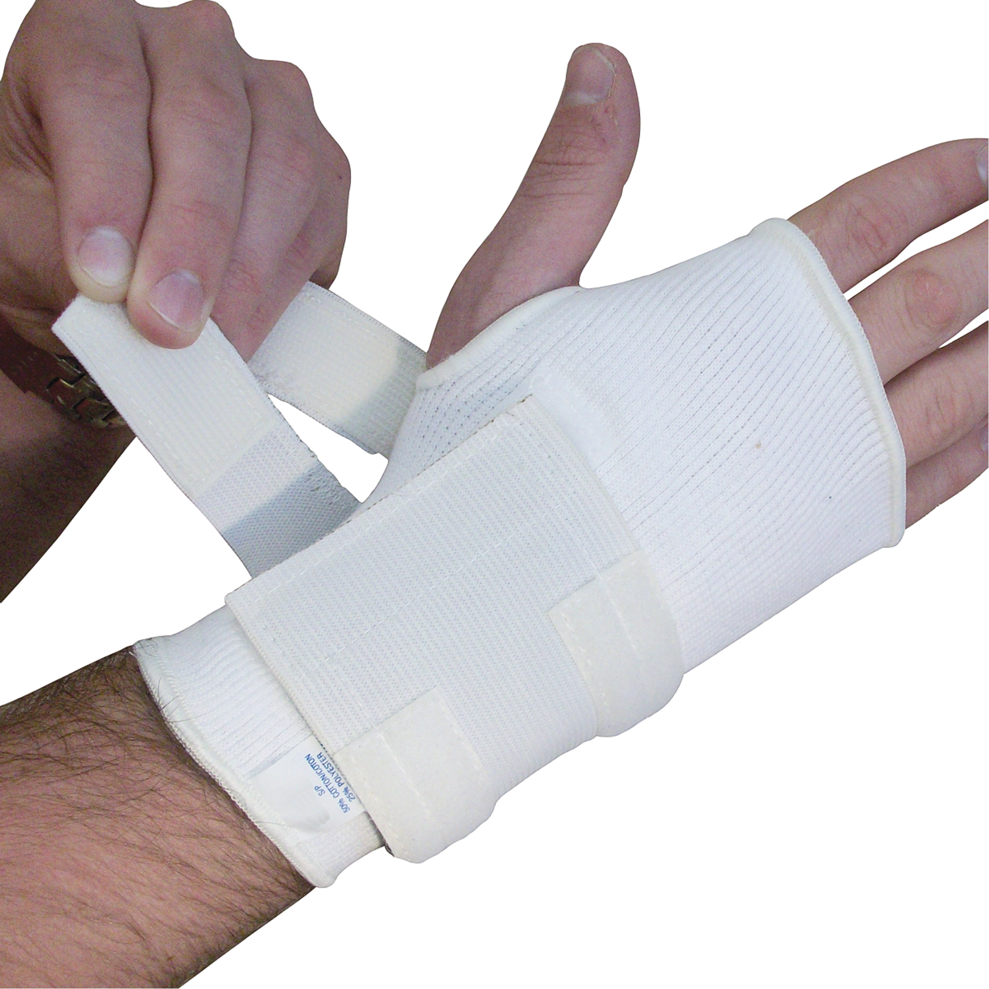 Supports de poignet ambidextres, Coton/Élastique, Grand