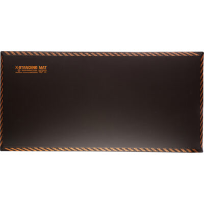 Tapis anti-fatigue pour travail debout, Lisse, 18" x 36" x 1", Noir, Caoutchouc