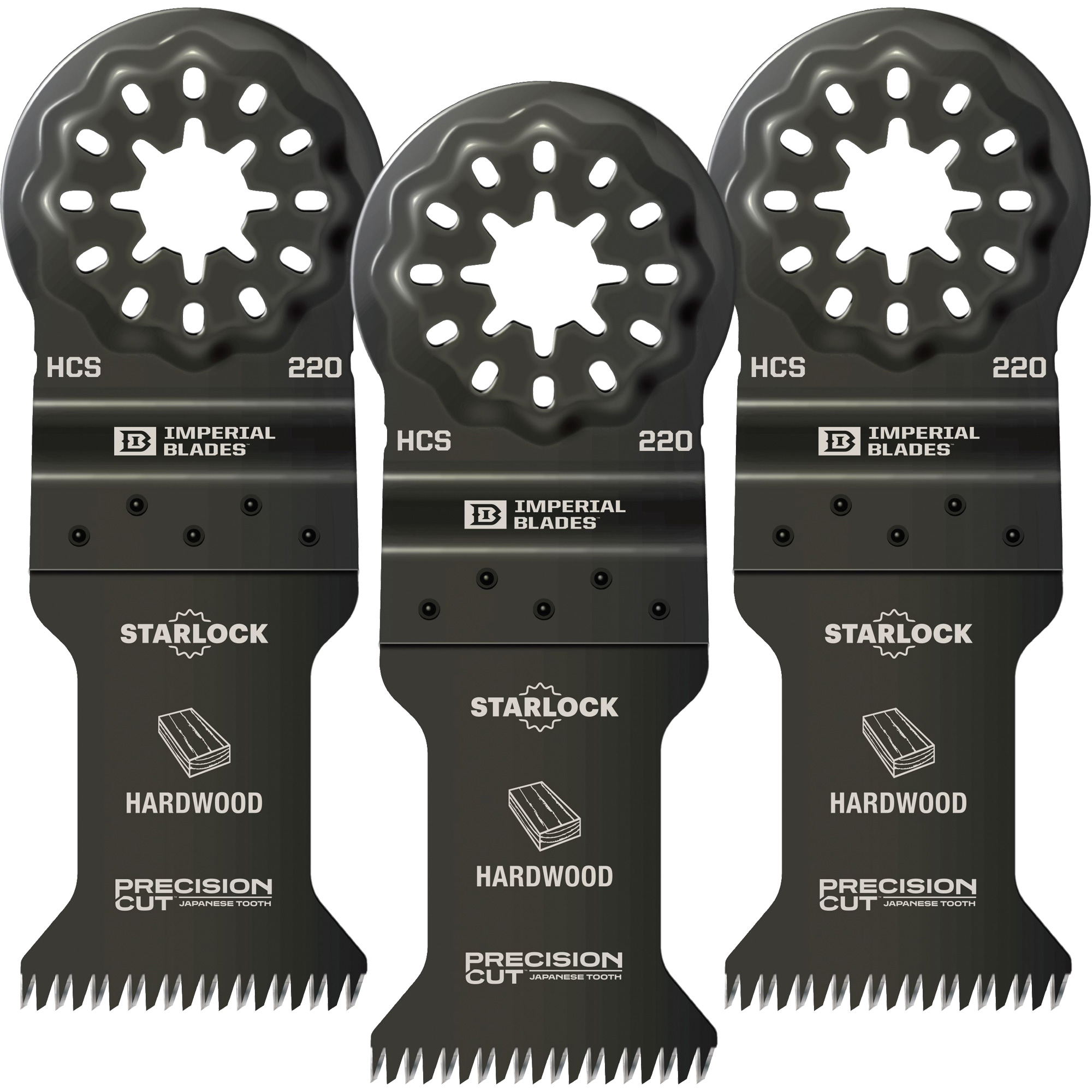 Lames à dents japonaises 1-3/8" pour le bois dur StarlockMC