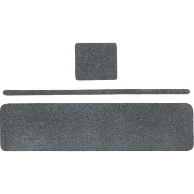 Bandes antidérapantes de qualité supérieure, 6" x 24", Noir