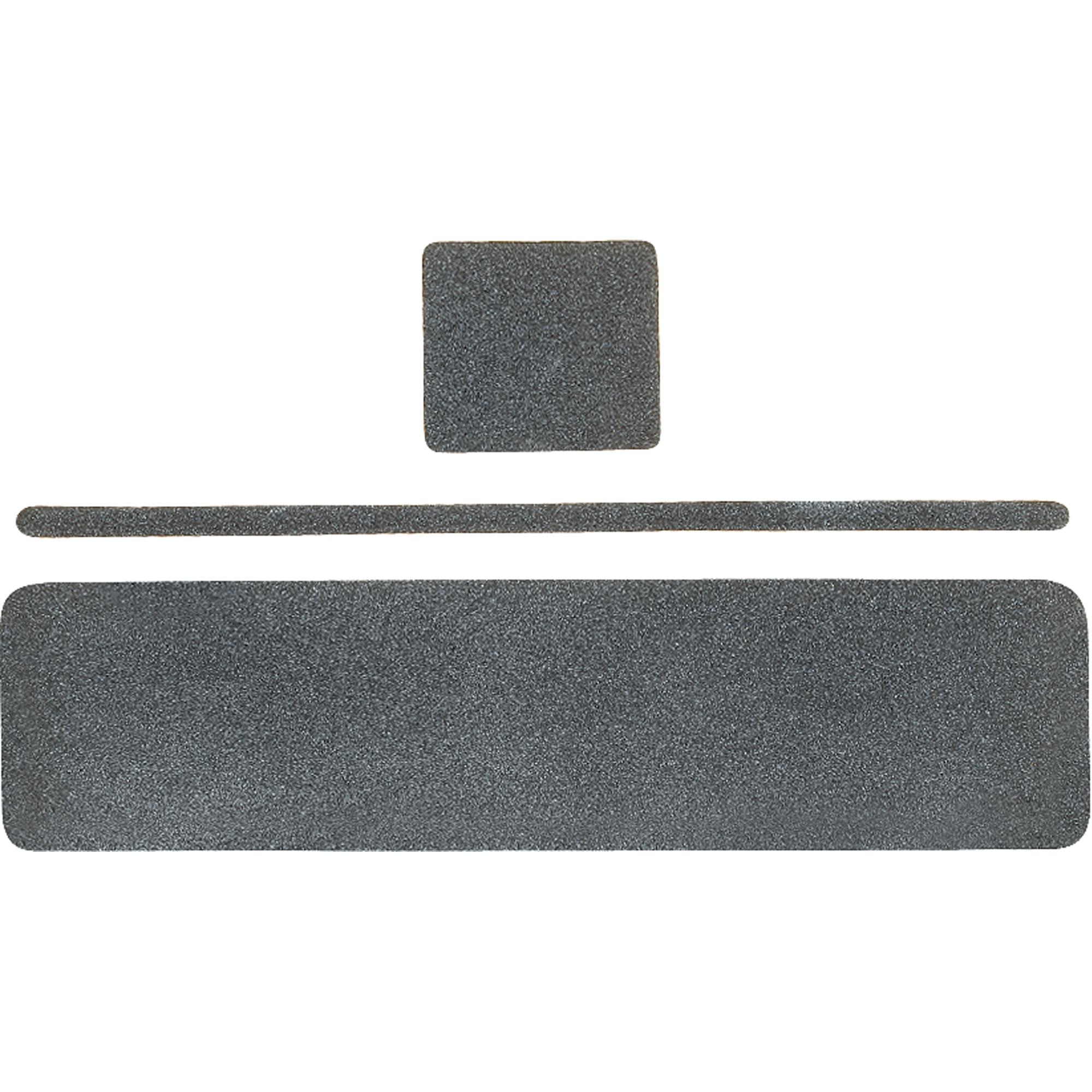 Bandes antidérapantes de qualité supérieure, 6" x 24", Noir
